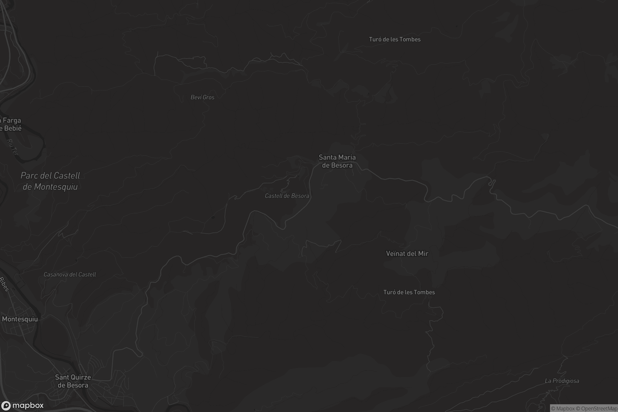 Mapa de Santa Maria de Besora