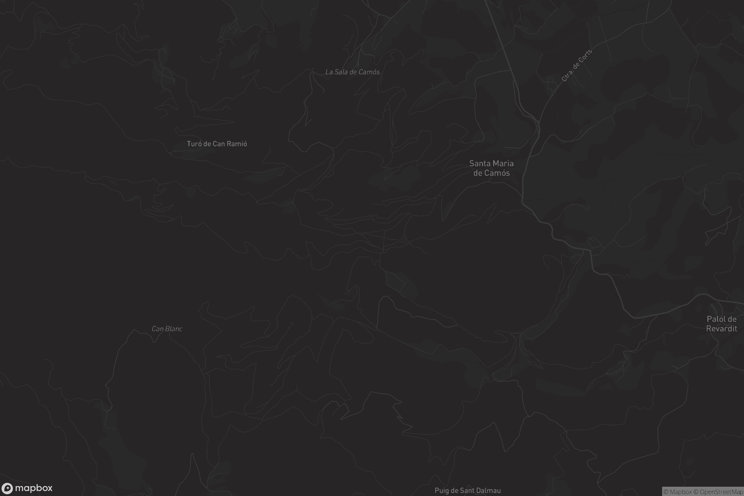 Mapa de Santa Maria de Camós