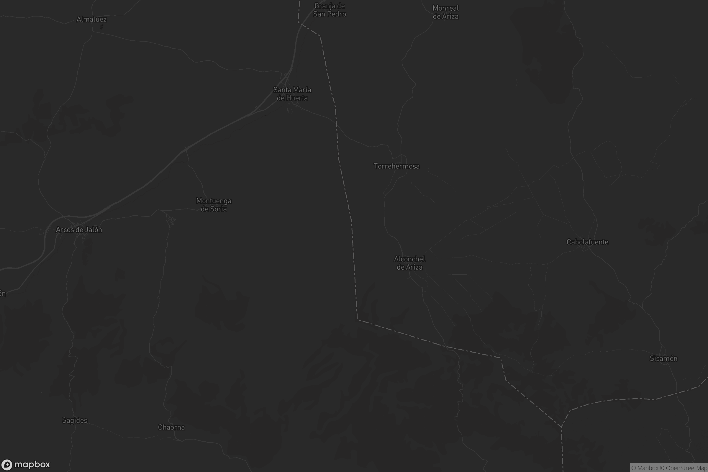 Mapa de Santa María de Huerta