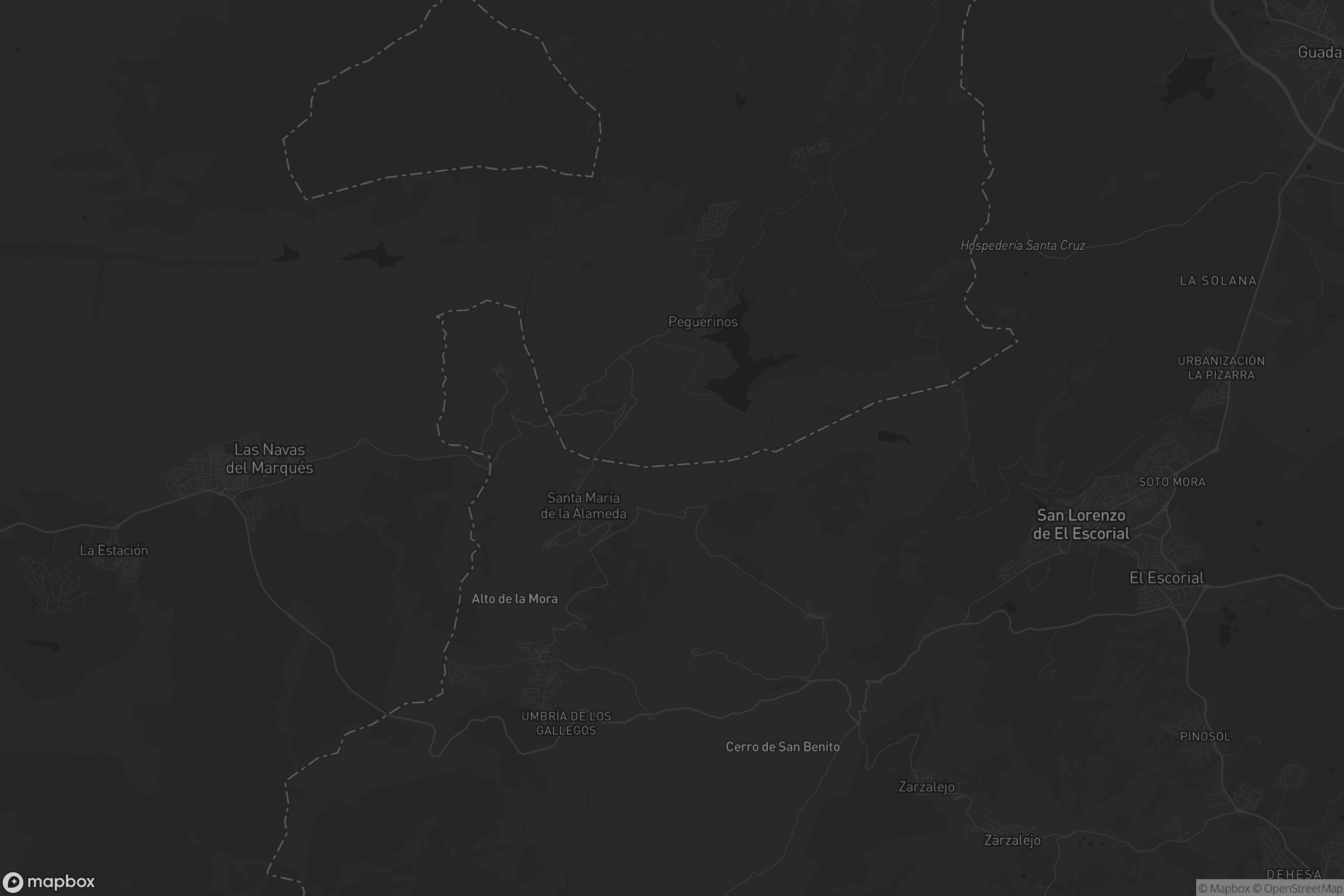 Mapa de Santa María de la Alameda