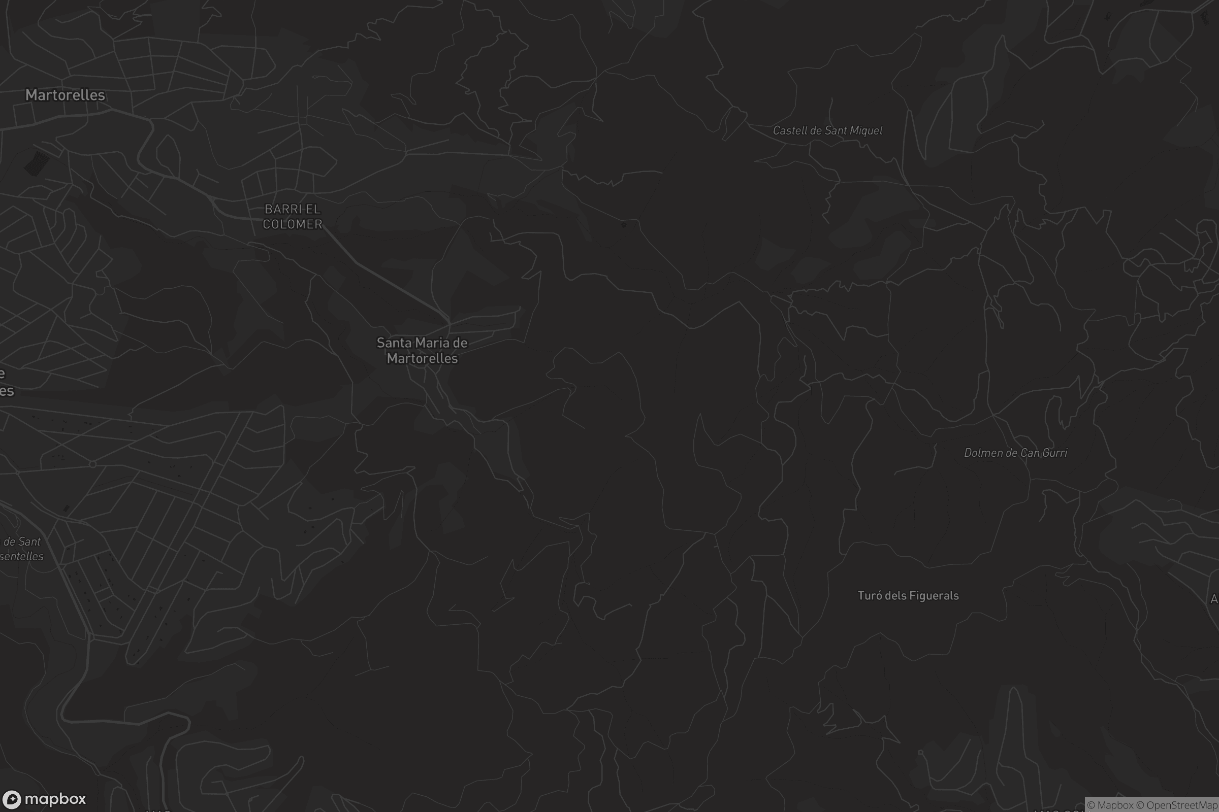 Mapa de Santa Maria de Martorelles