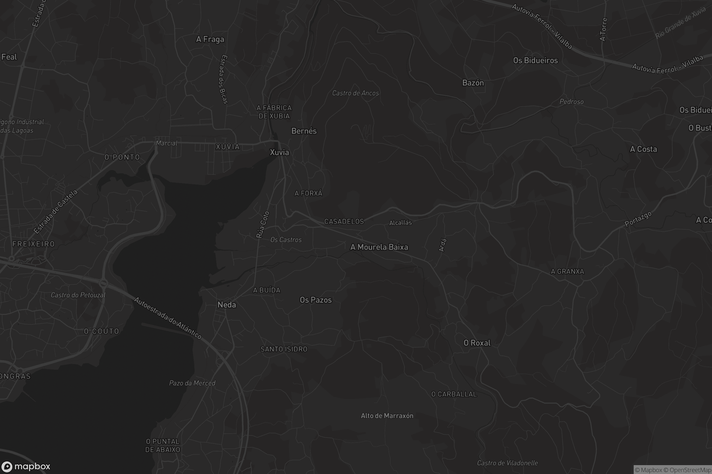 Mapa de Santa María de Neda