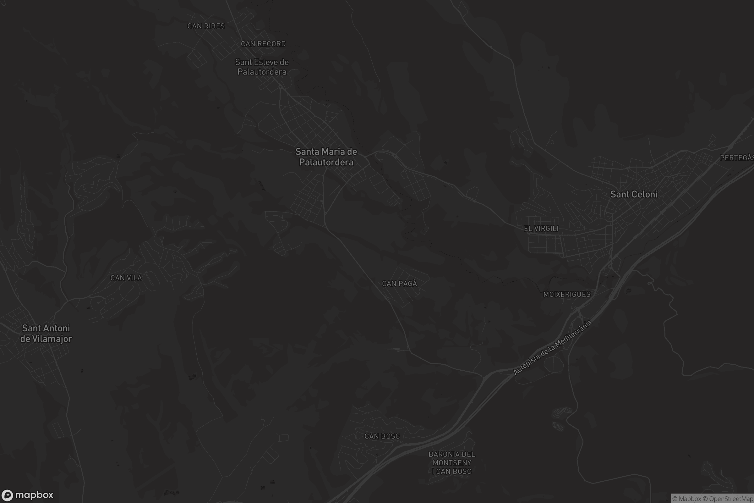 Mapa de Santa Maria de Palautordera