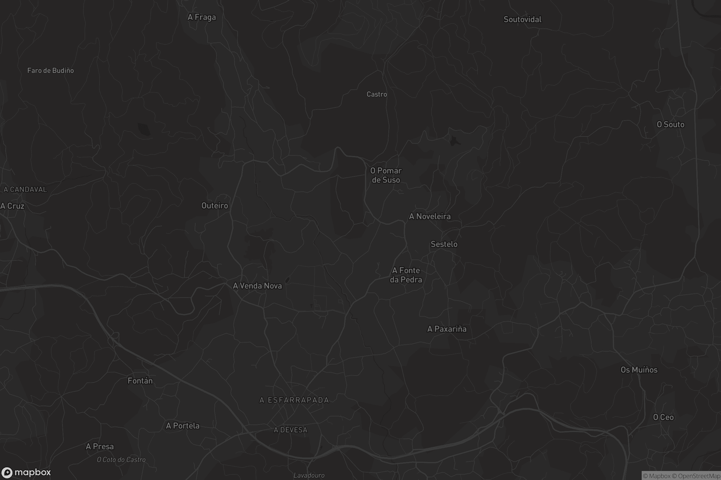 Mapa de Santa María de Salceda