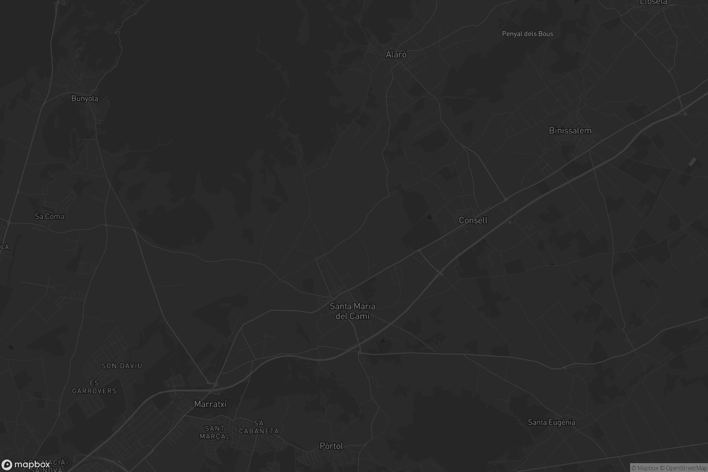 Mapa de Santa Maria del Camí