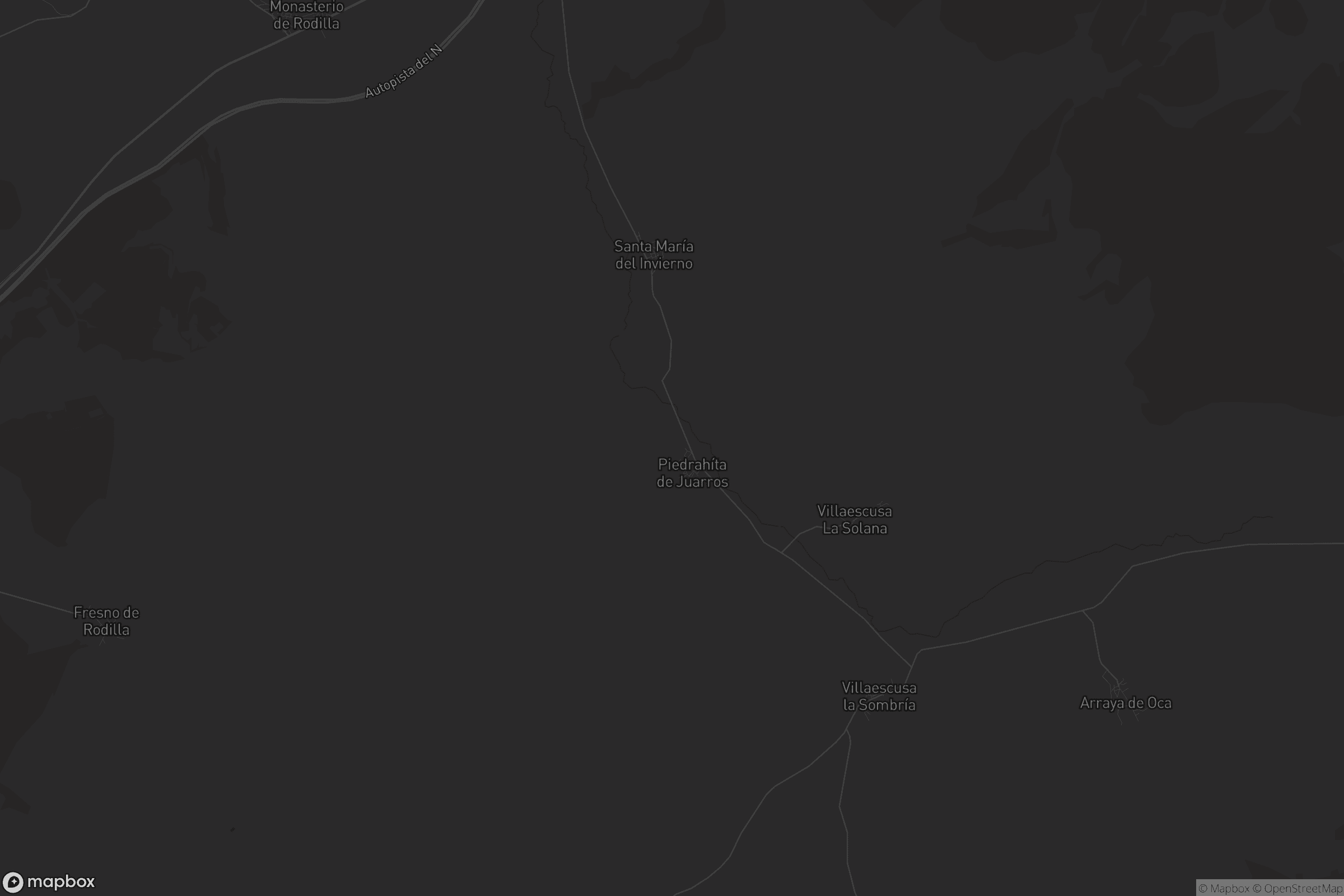 Mapa de Santa María del Invierno