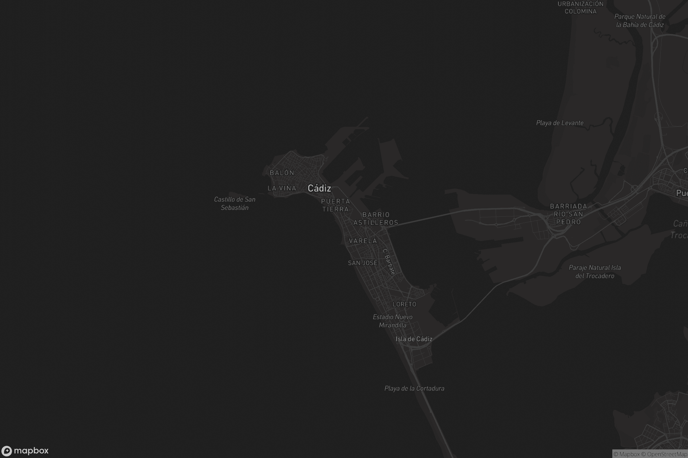 Mapa de Santa María del Mar