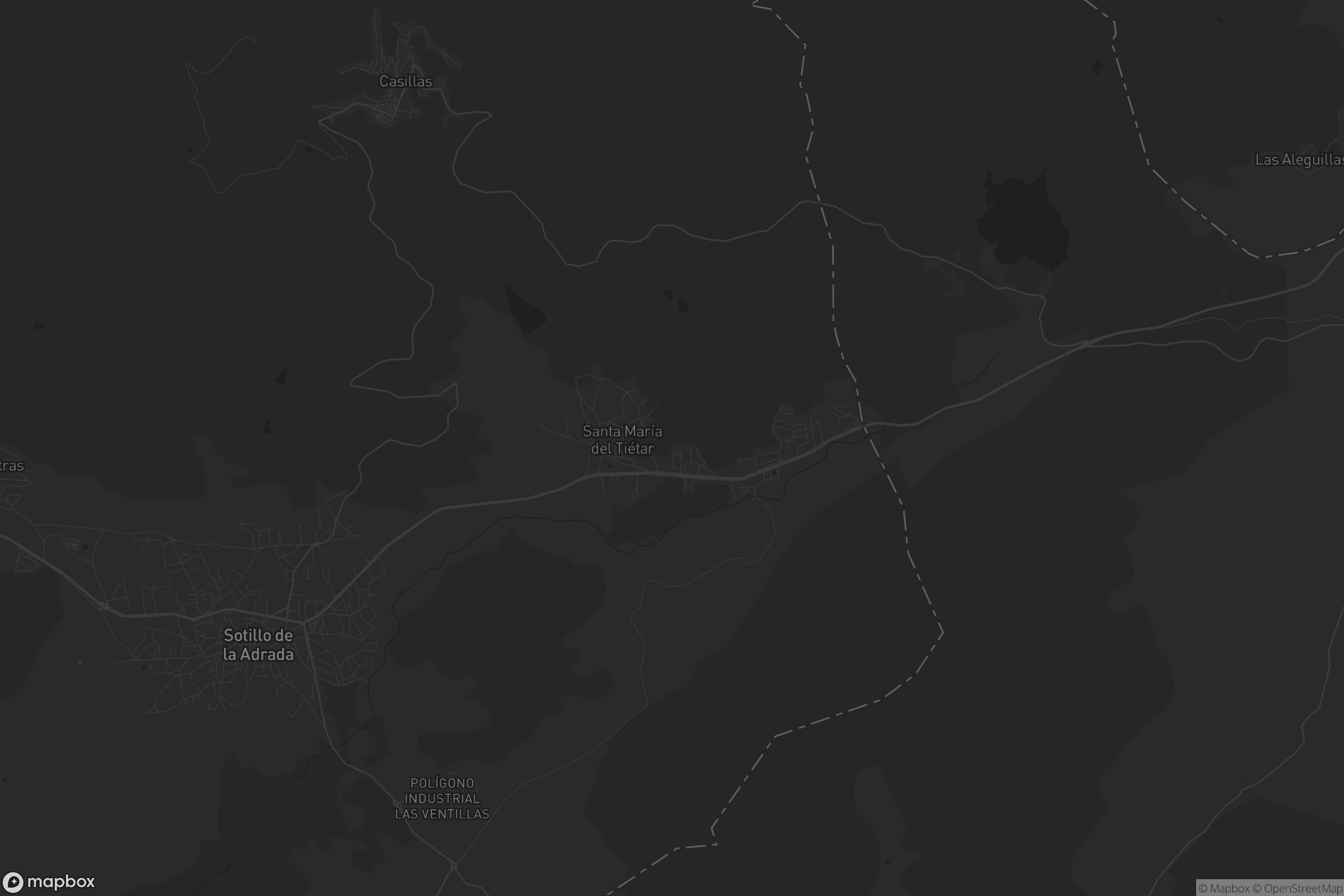 Mapa de Santa María del Tiétar