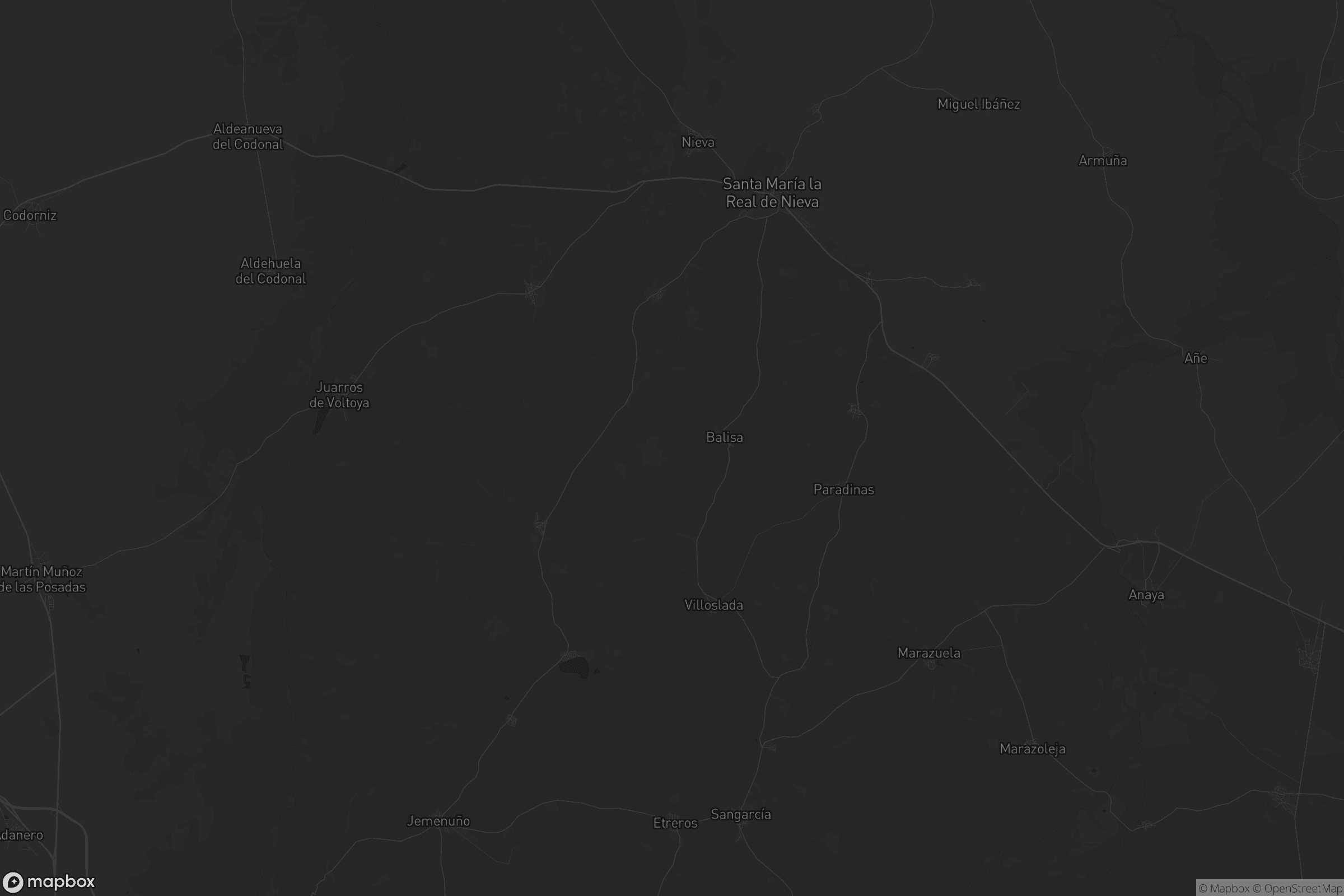 Mapa de Santa María la Real de Nieva