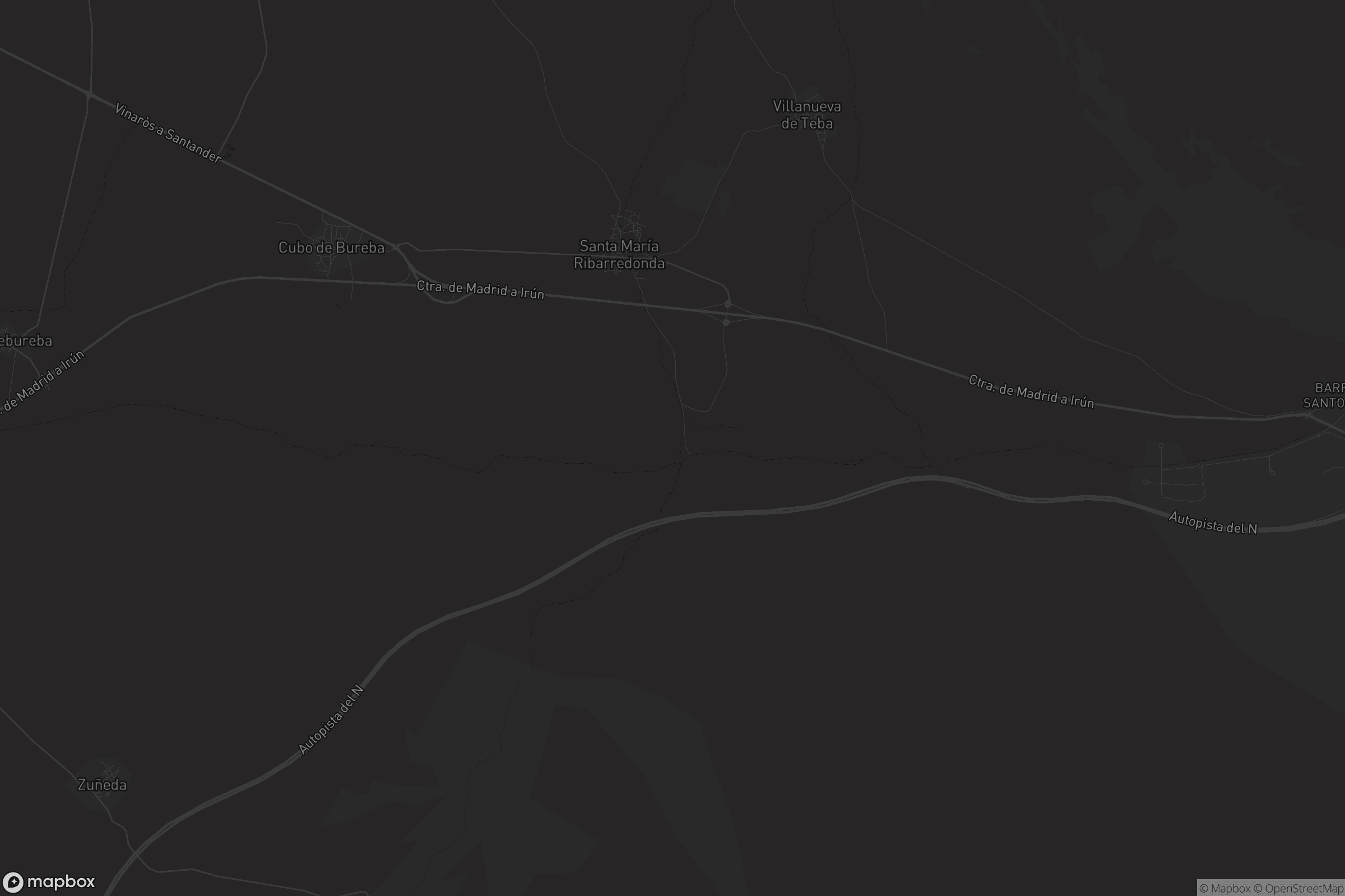 Mapa de Santa María Ribarredonda