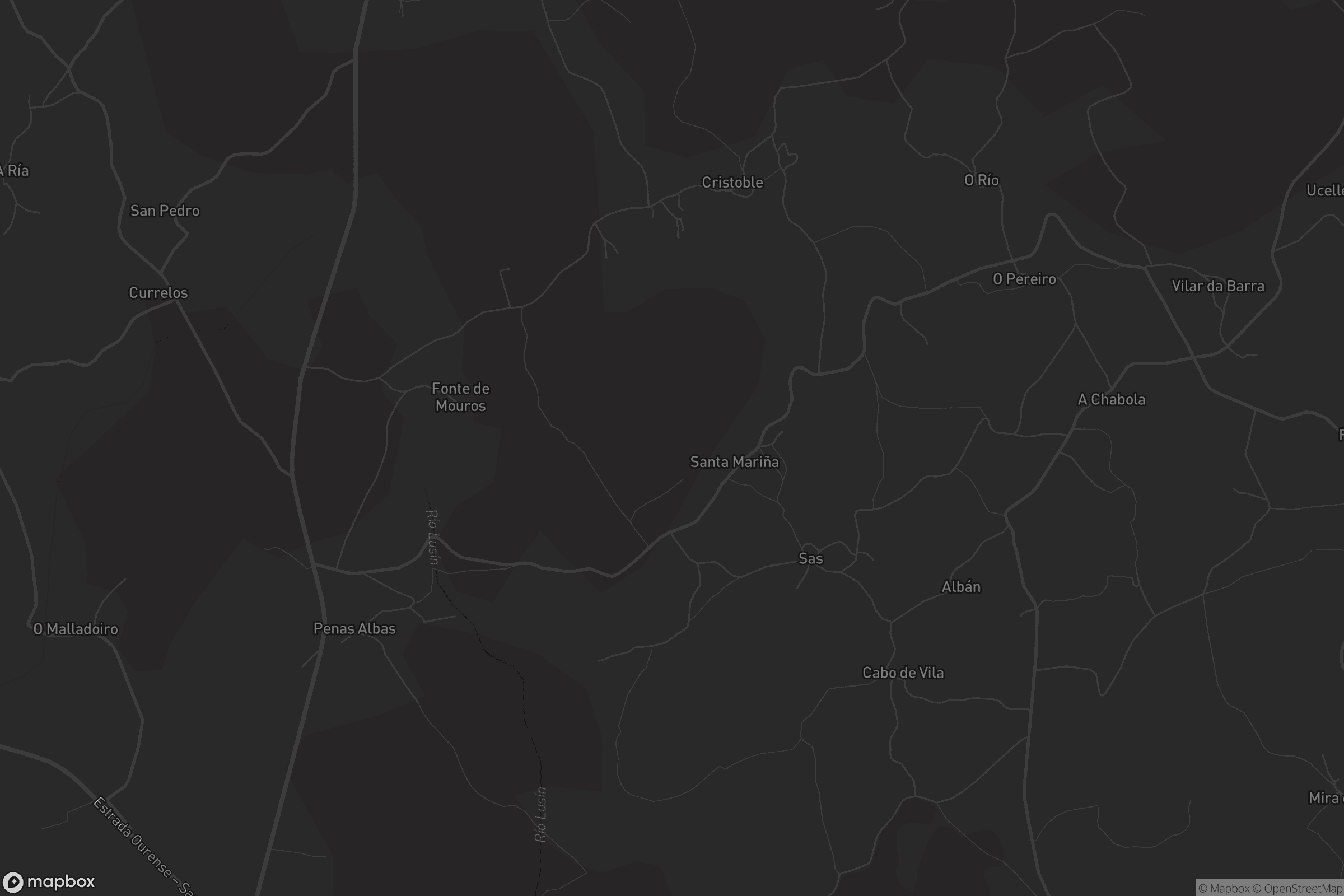 Mapa de Santa Mariña de Albán