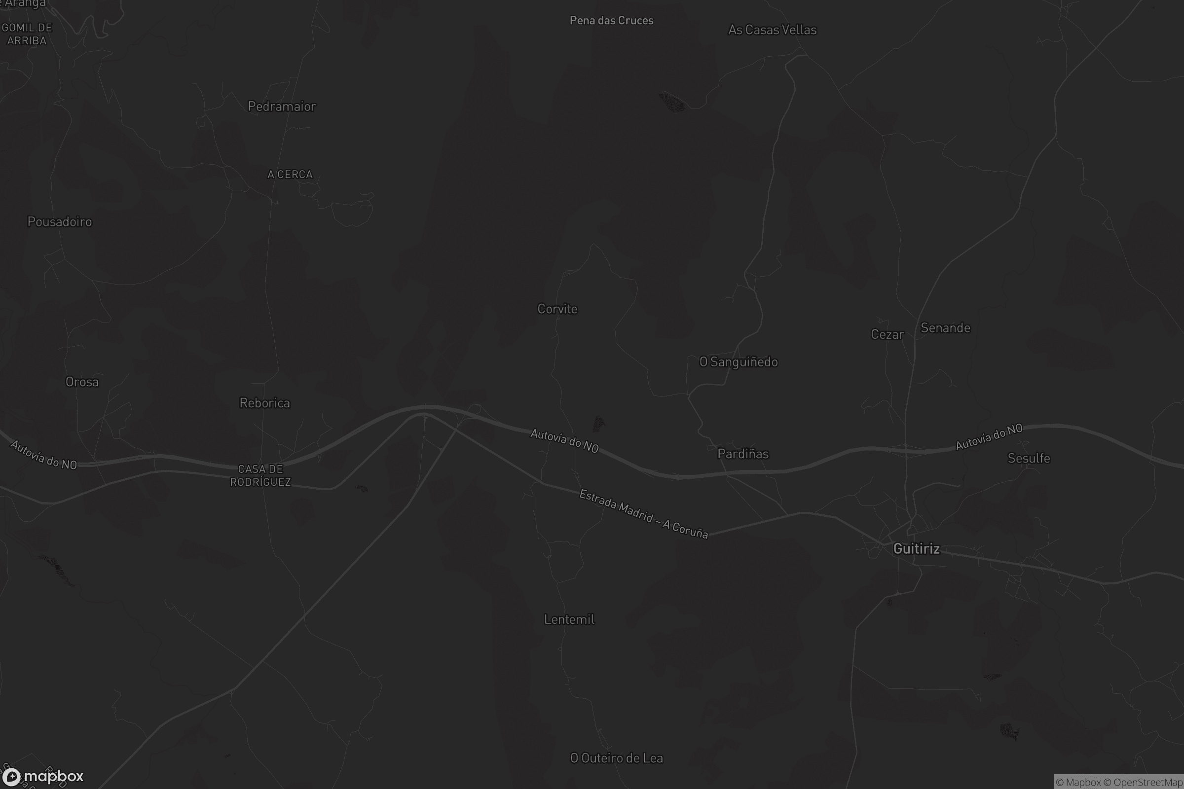 Mapa de Santa Mariña de Lagostelle