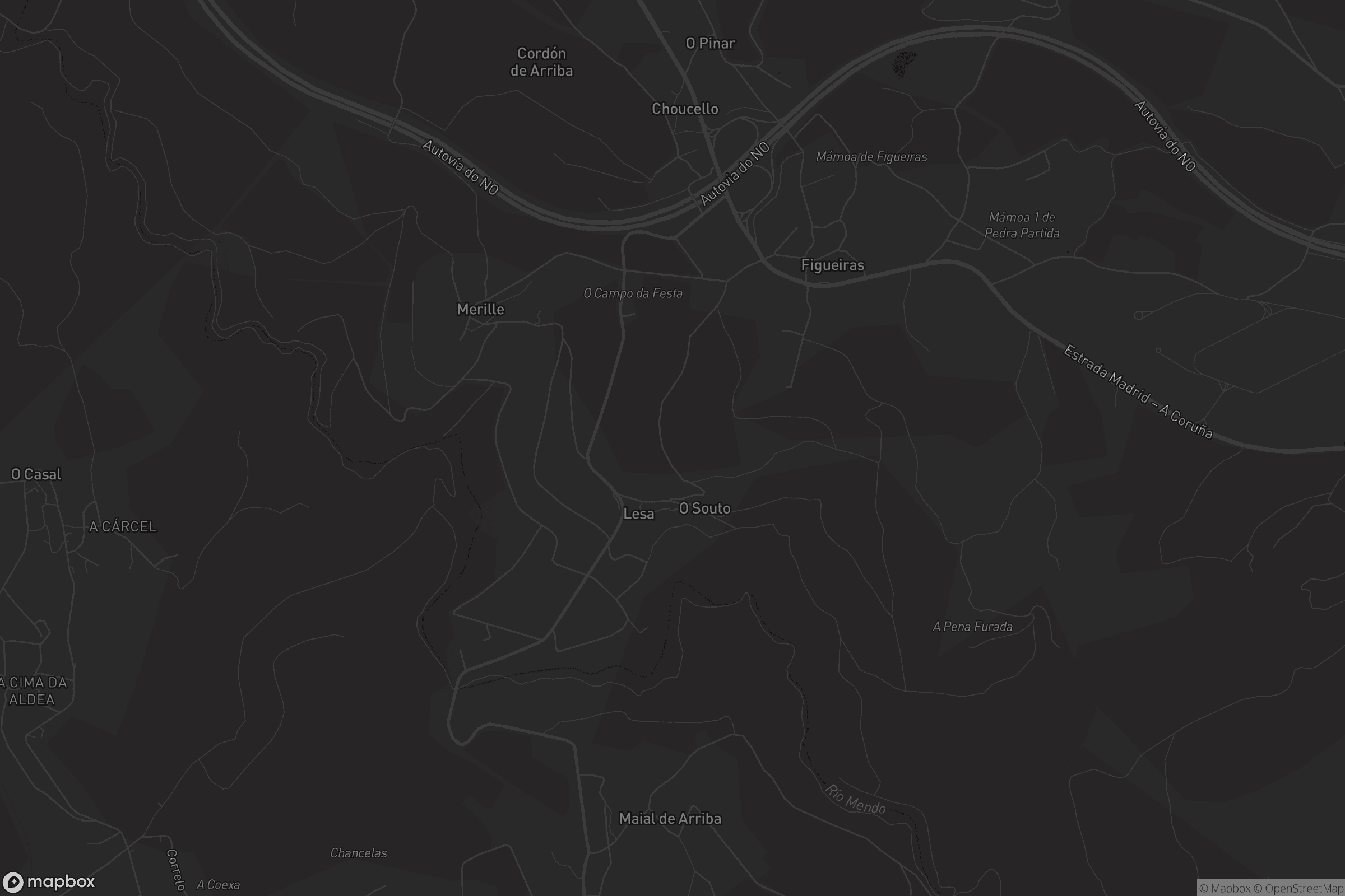 Mapa de Santa Mariña de Lesa