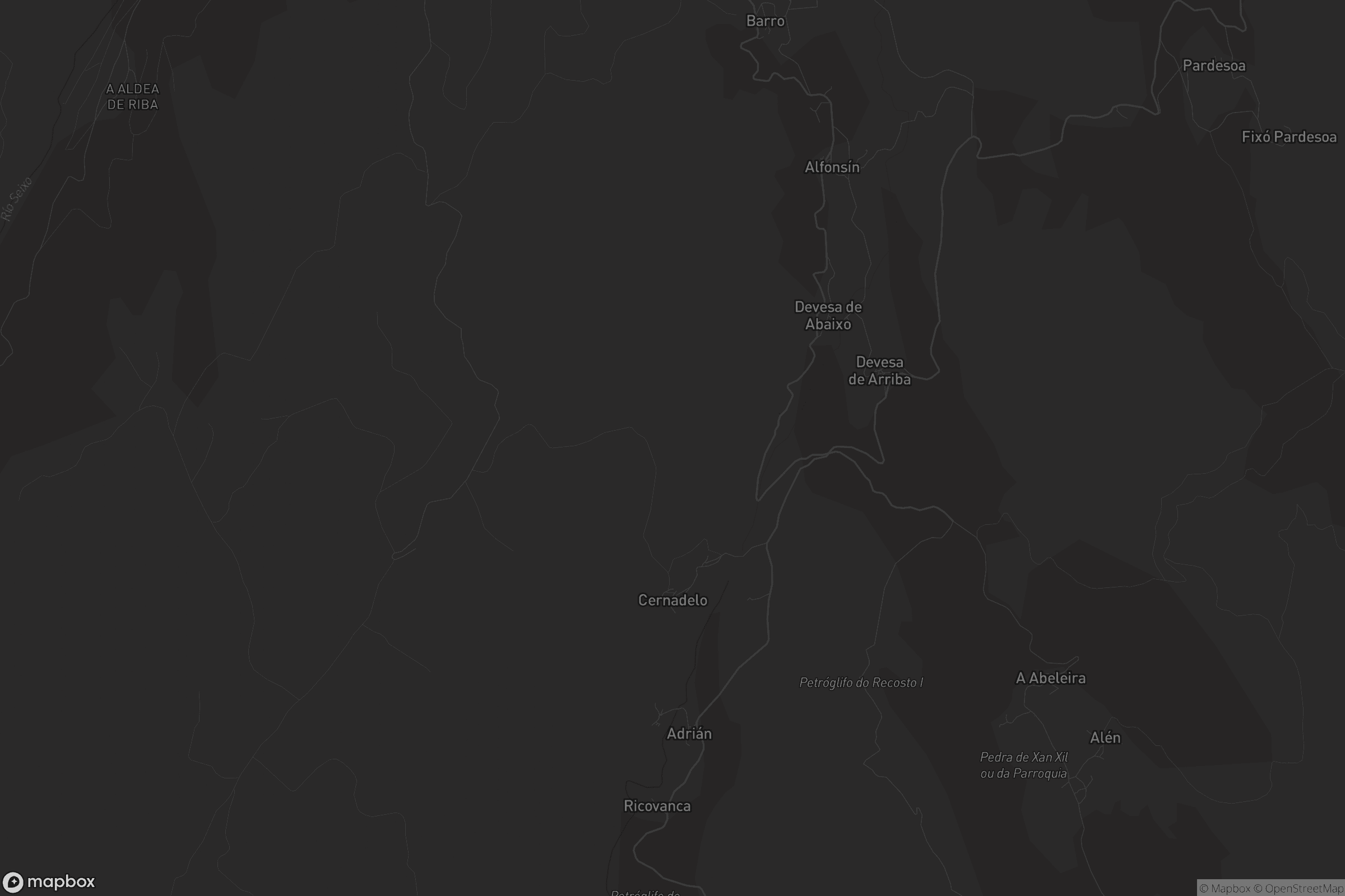 Mapa de Santa Mariña de Presqueiras