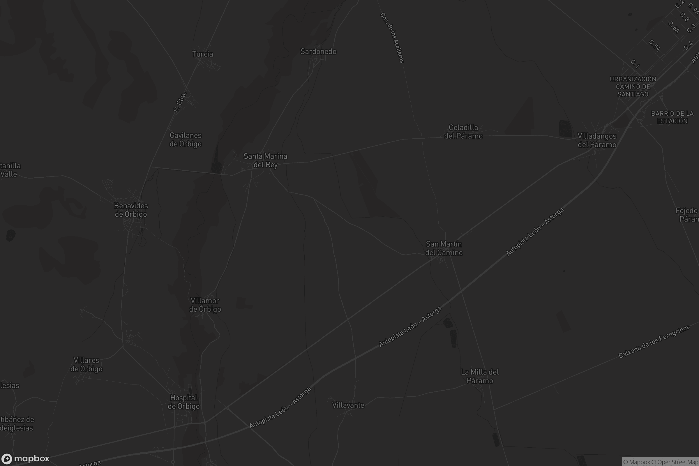 Mapa de Santa Marina del Rey