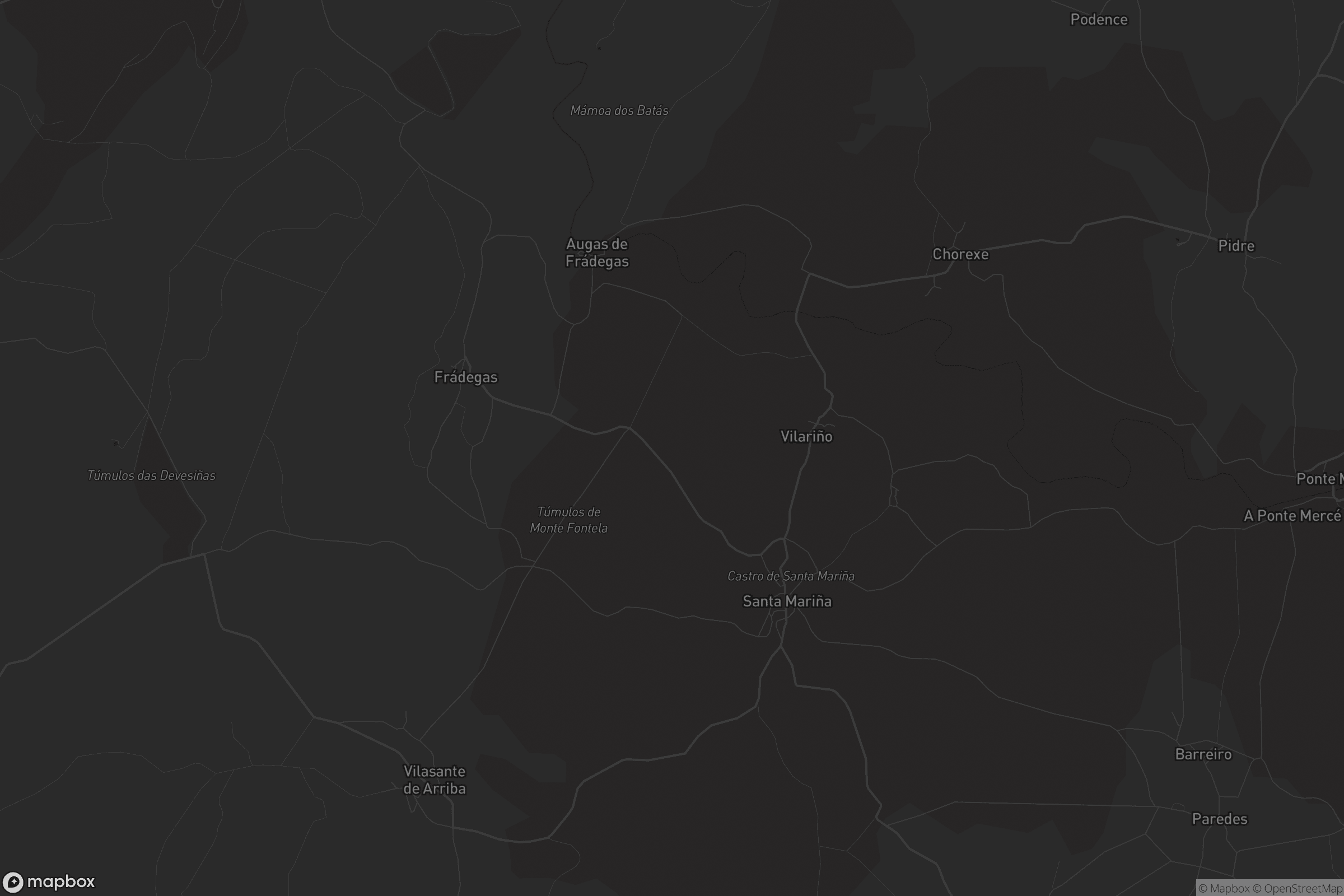 Mapa de Santa Mariña do Castro de Amarante