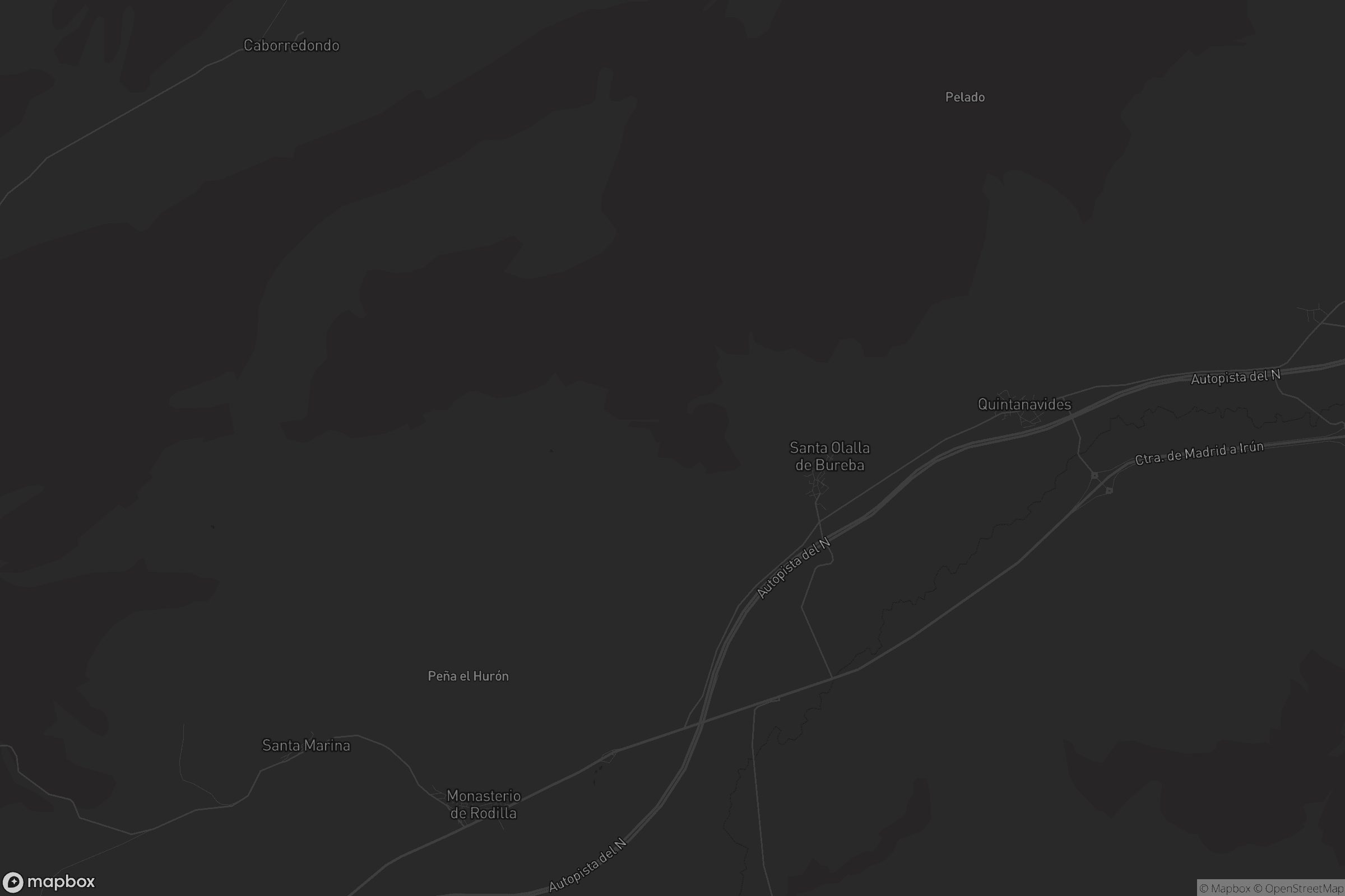 Mapa de Santa Olalla de Bureba