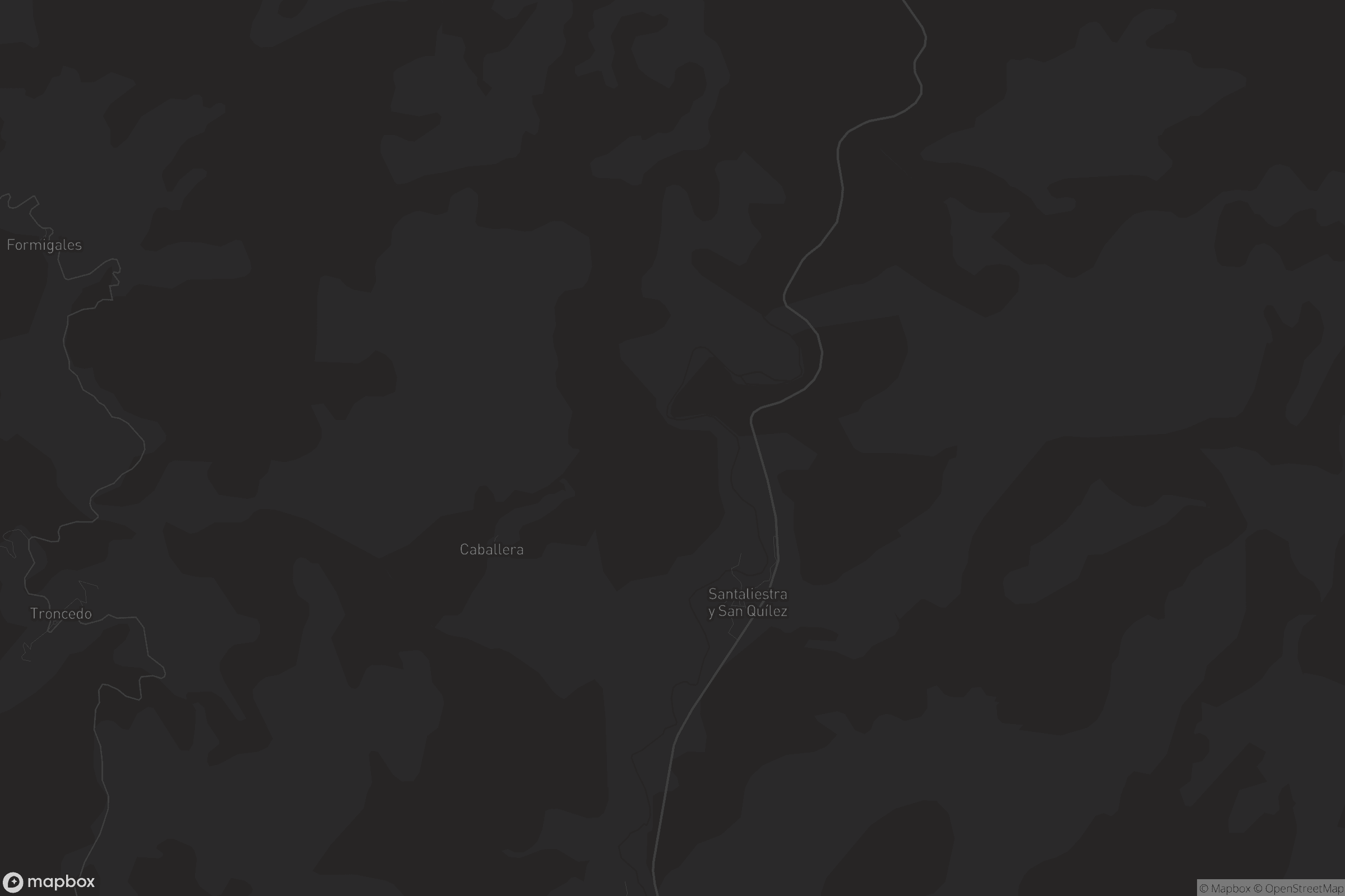 Mapa de Santaliestra y San Quílez