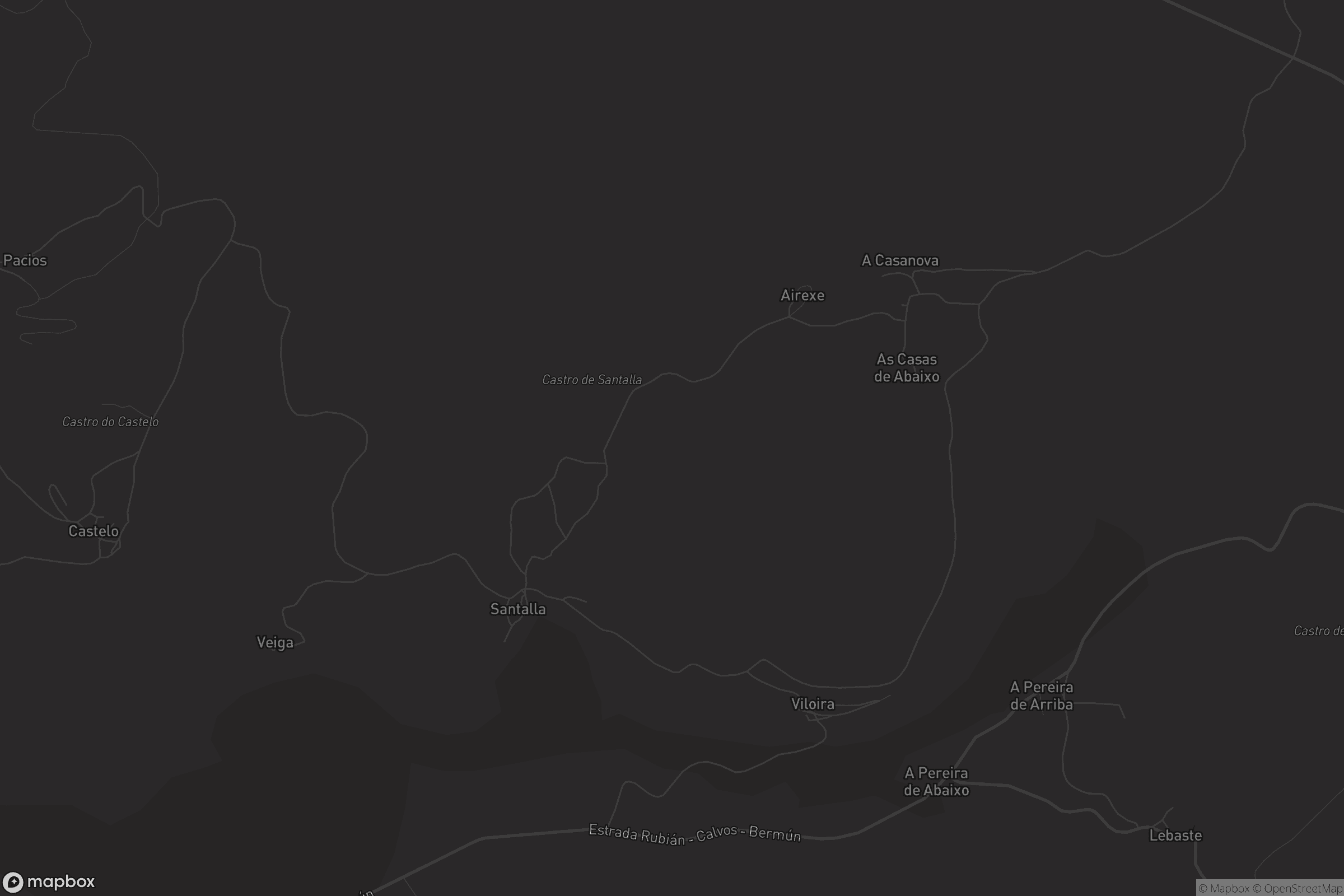 Mapa de Santalla de Bardaos