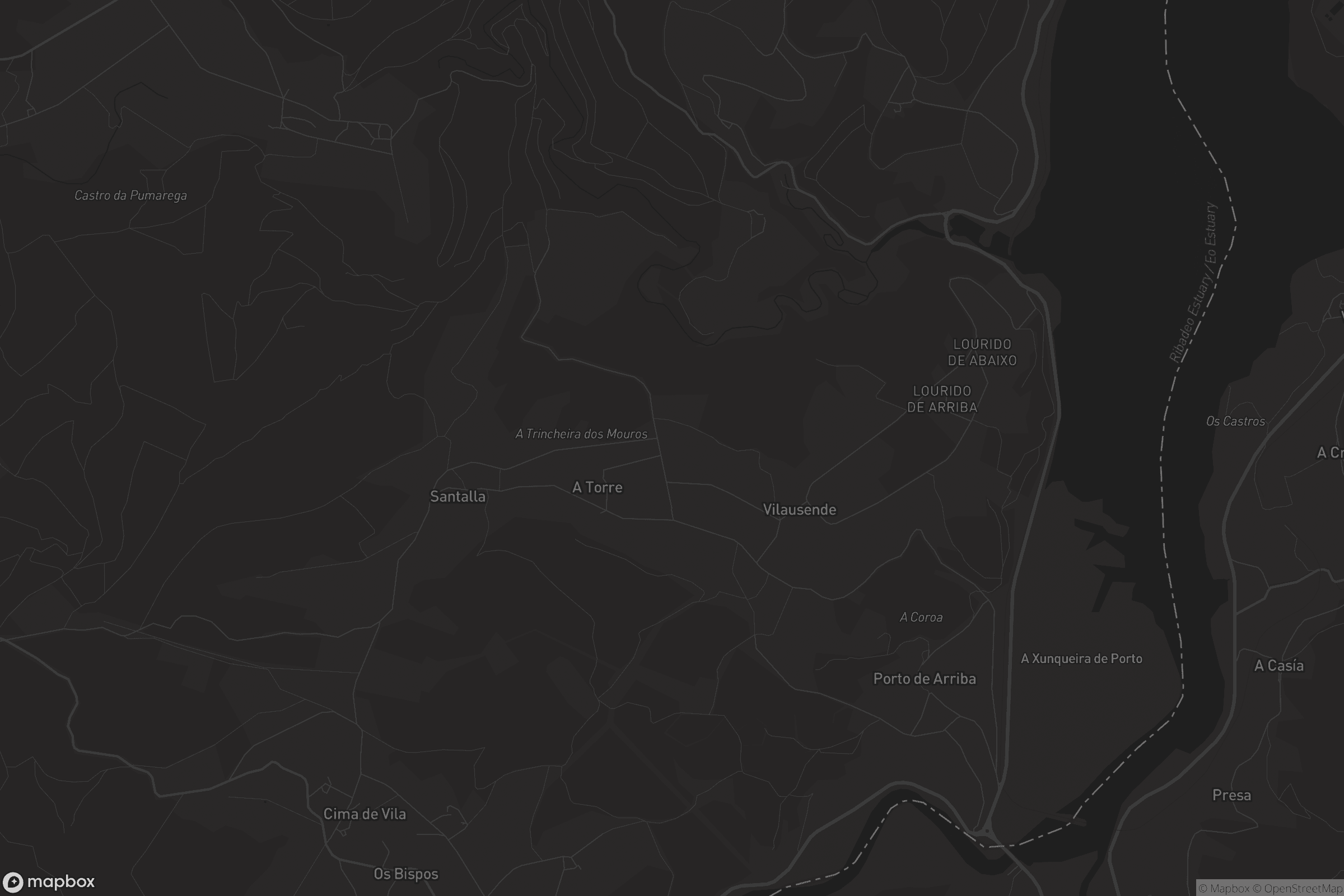 Mapa de Santalla de Vilausende