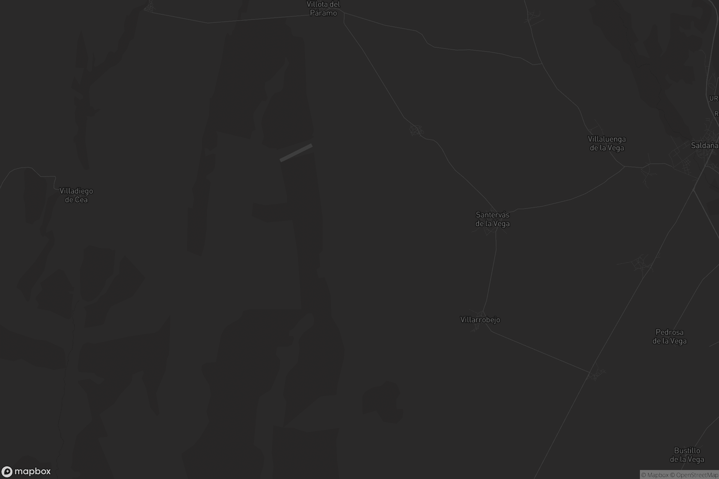 Mapa de Santervás de la Vega