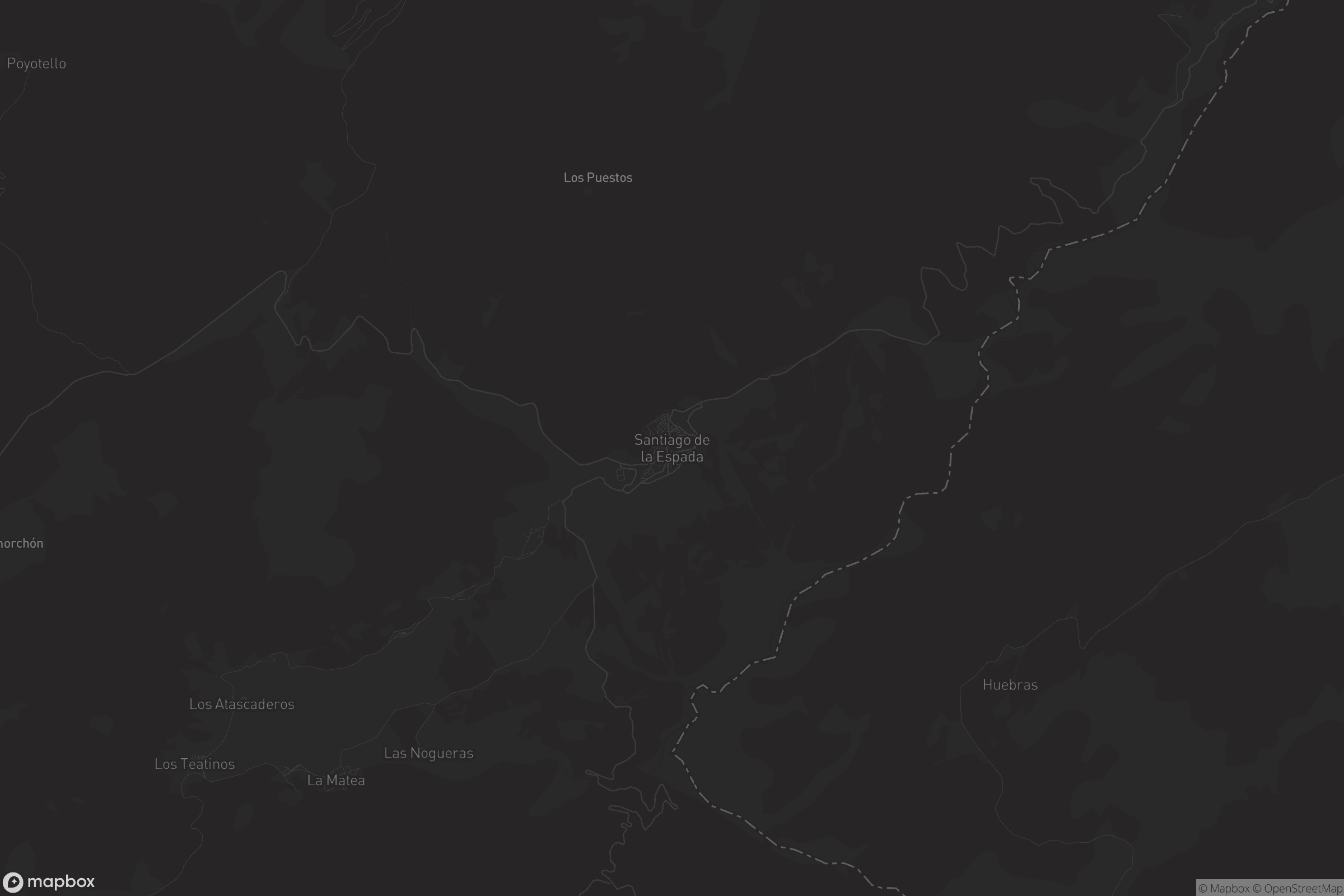 Mapa de Santiago de la Espada