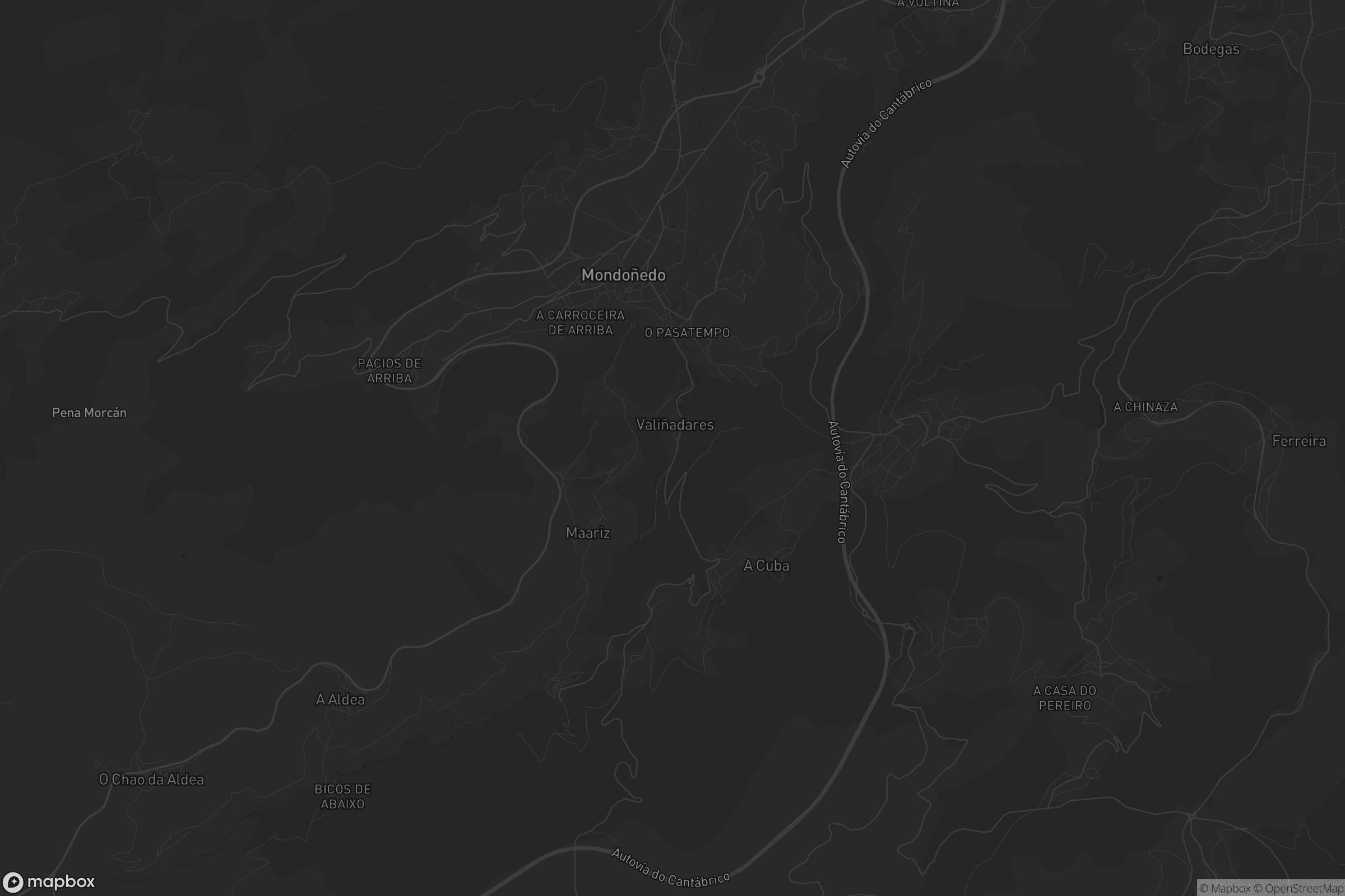 Mapa de Santiago de Mondoñedo