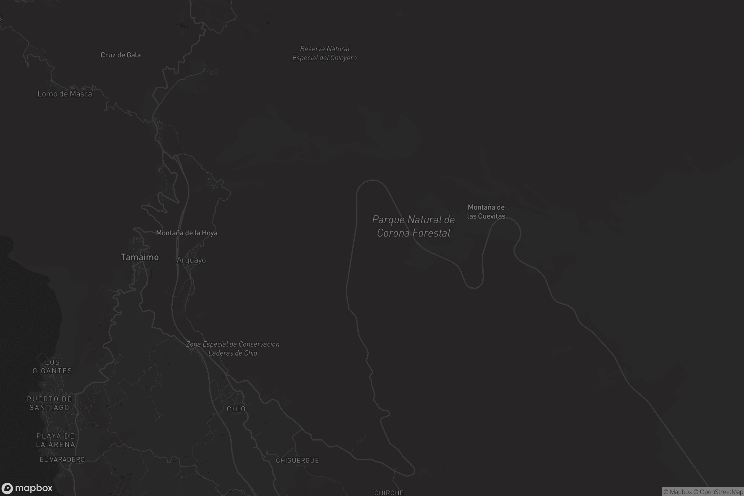 Mapa de Santiago del Teide
