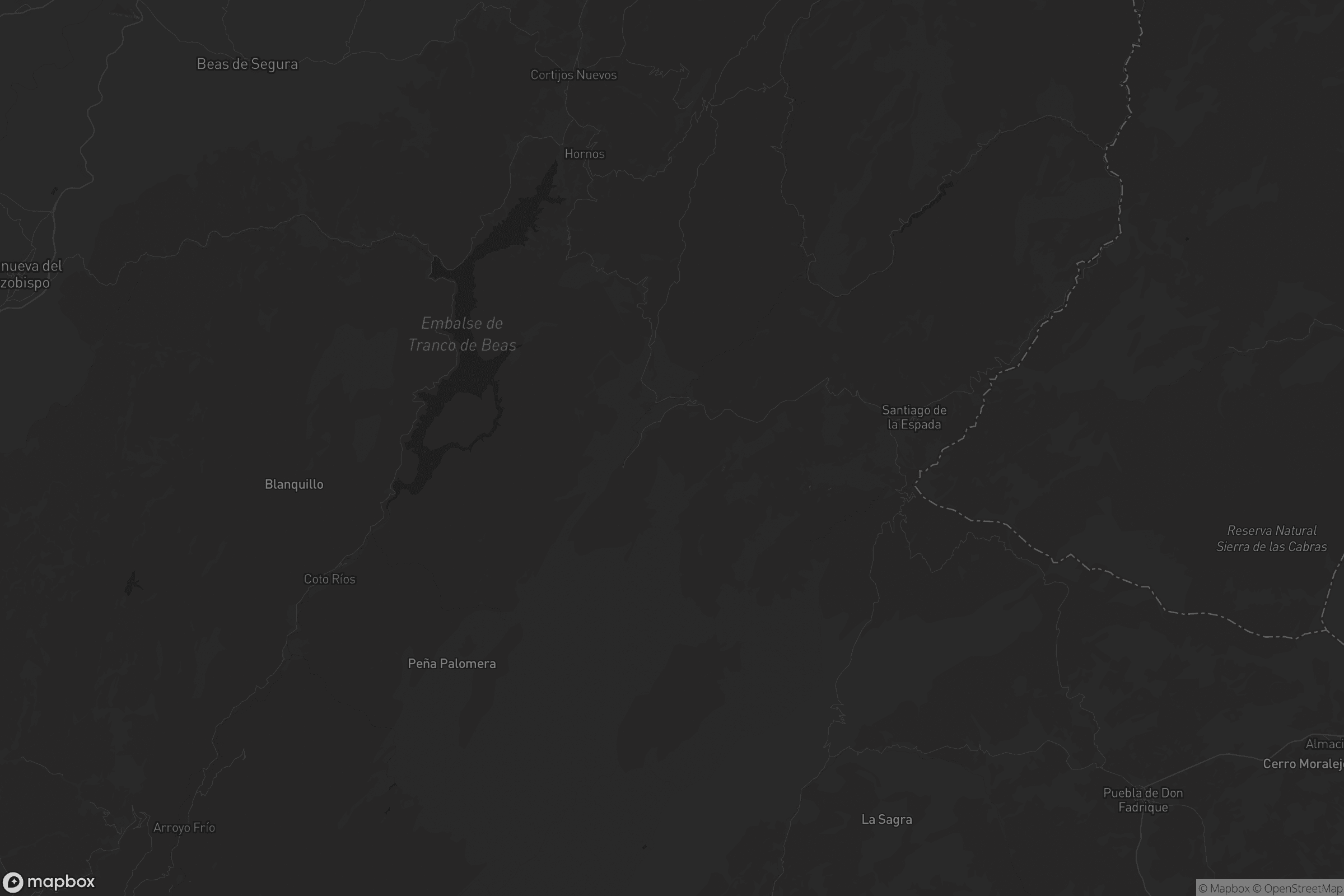 Mapa de Santiago-Pontones