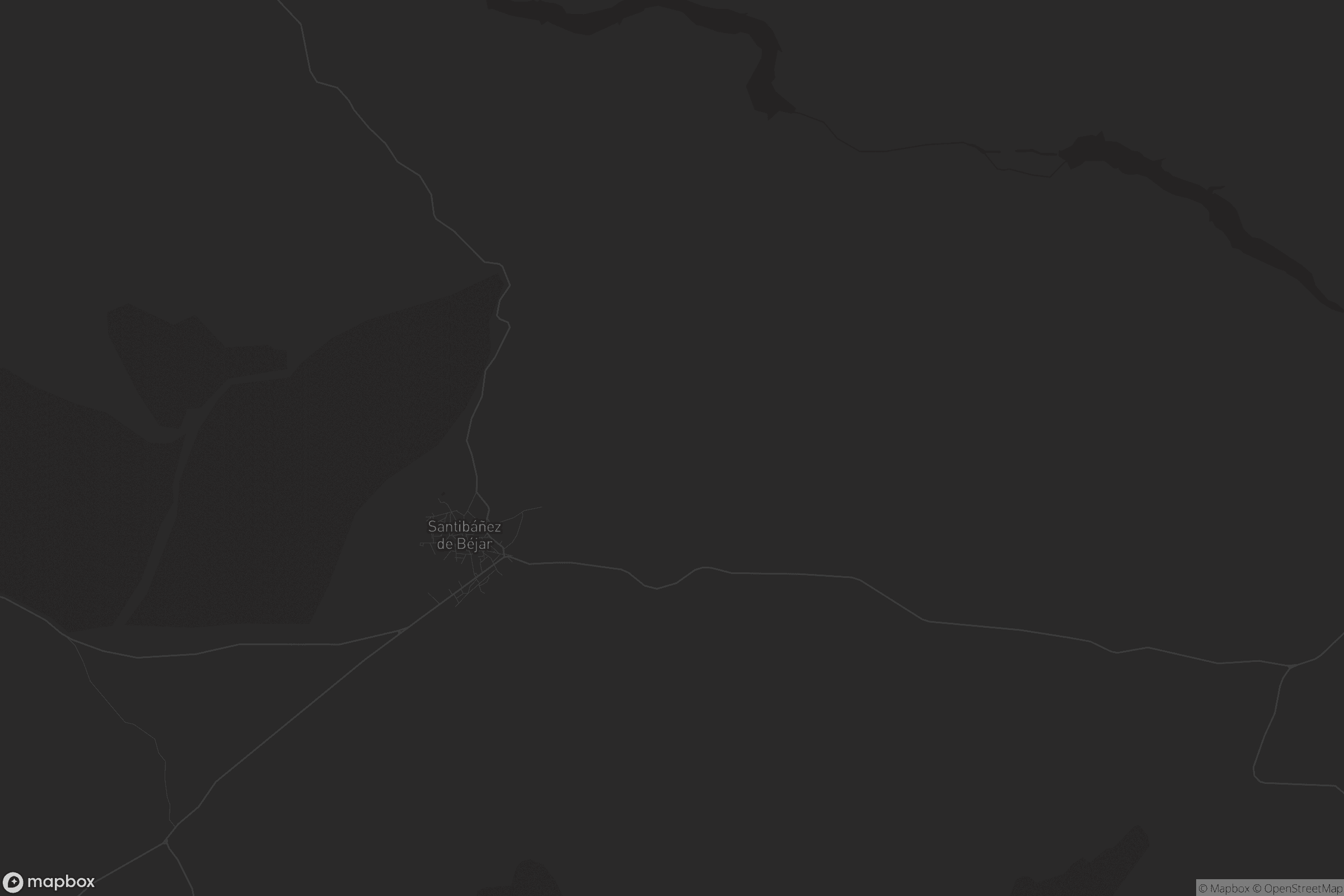 Mapa de Santibáñez de Béjar