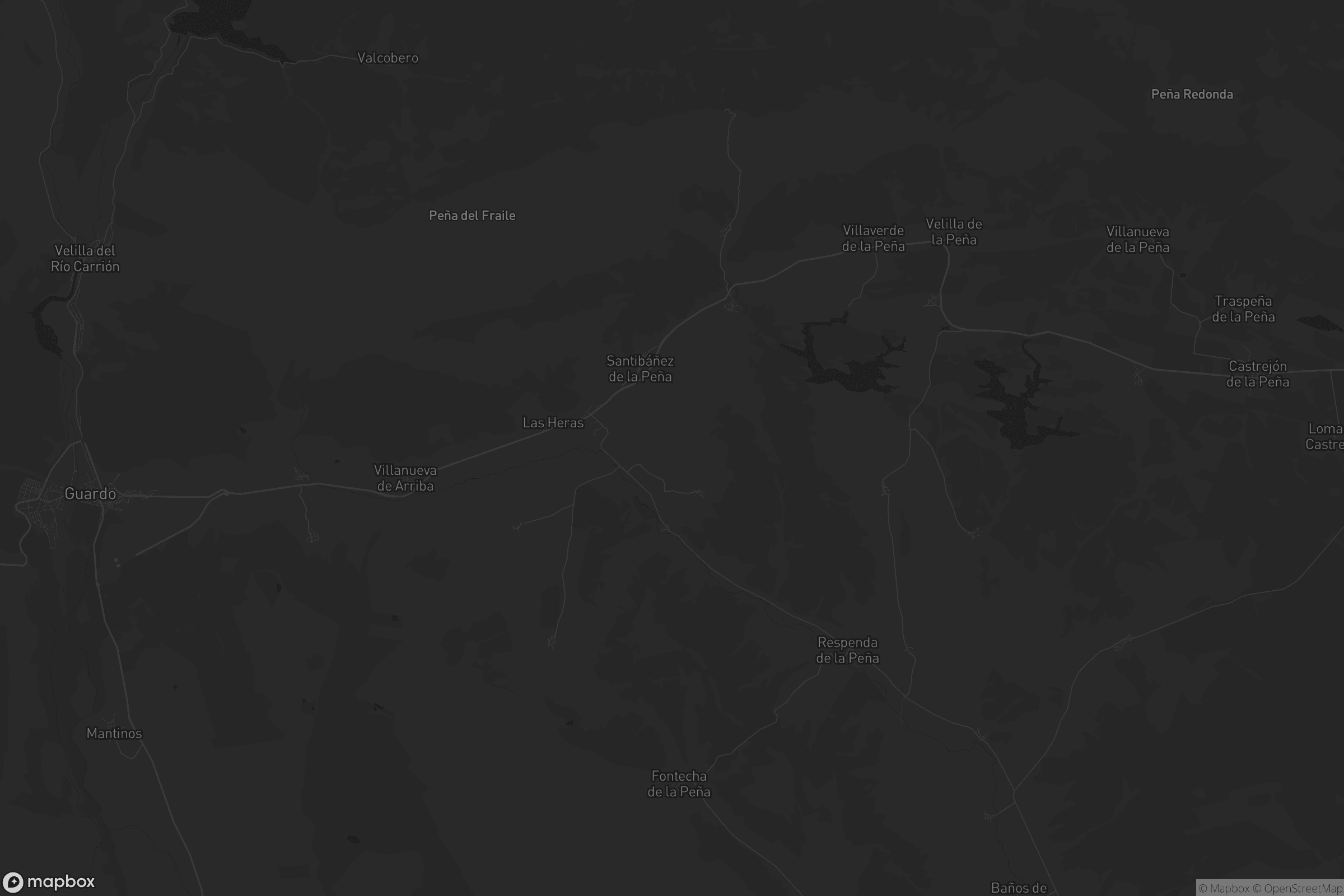 Mapa de Santibáñez de la Peña