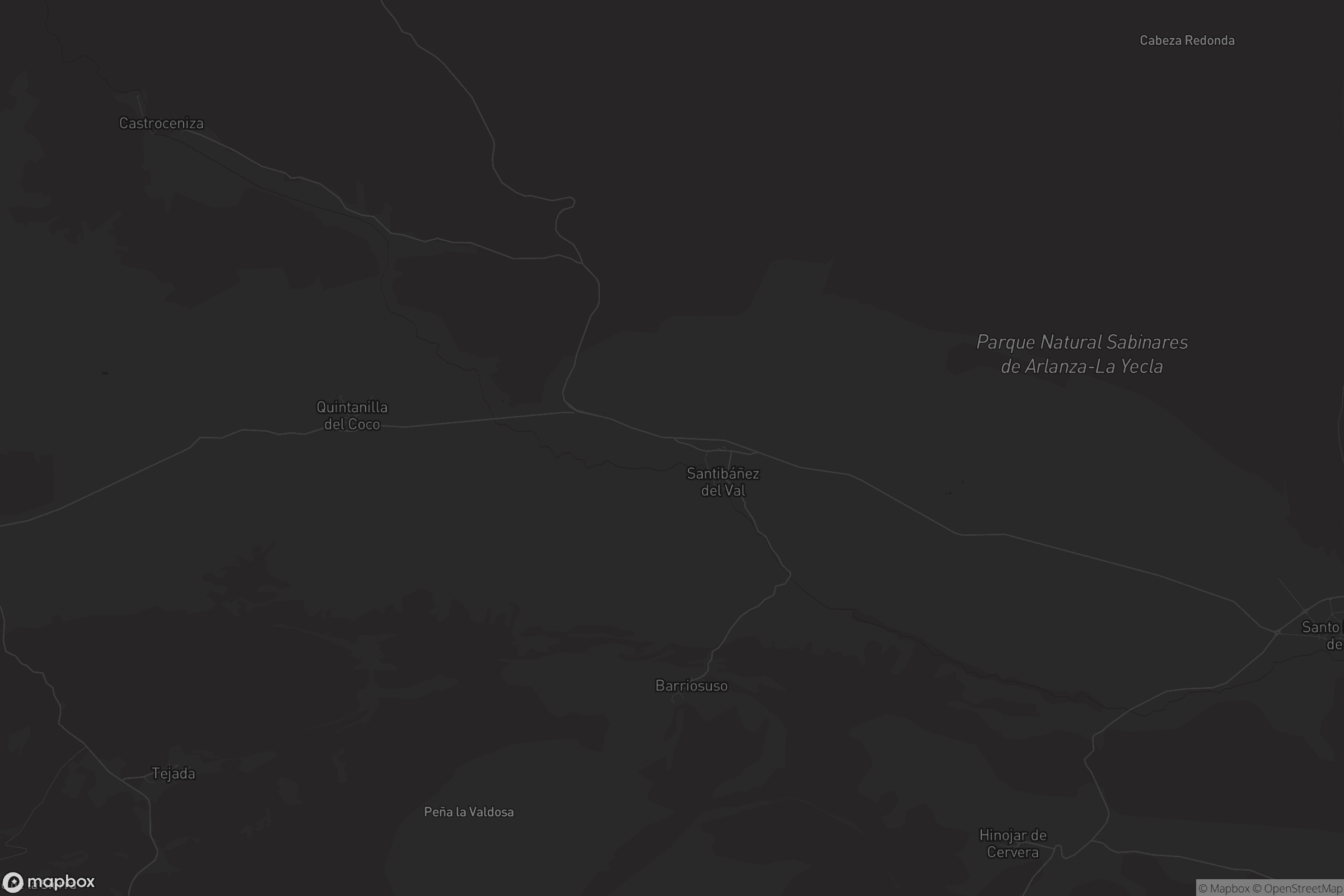 Mapa de Santibáñez del Val