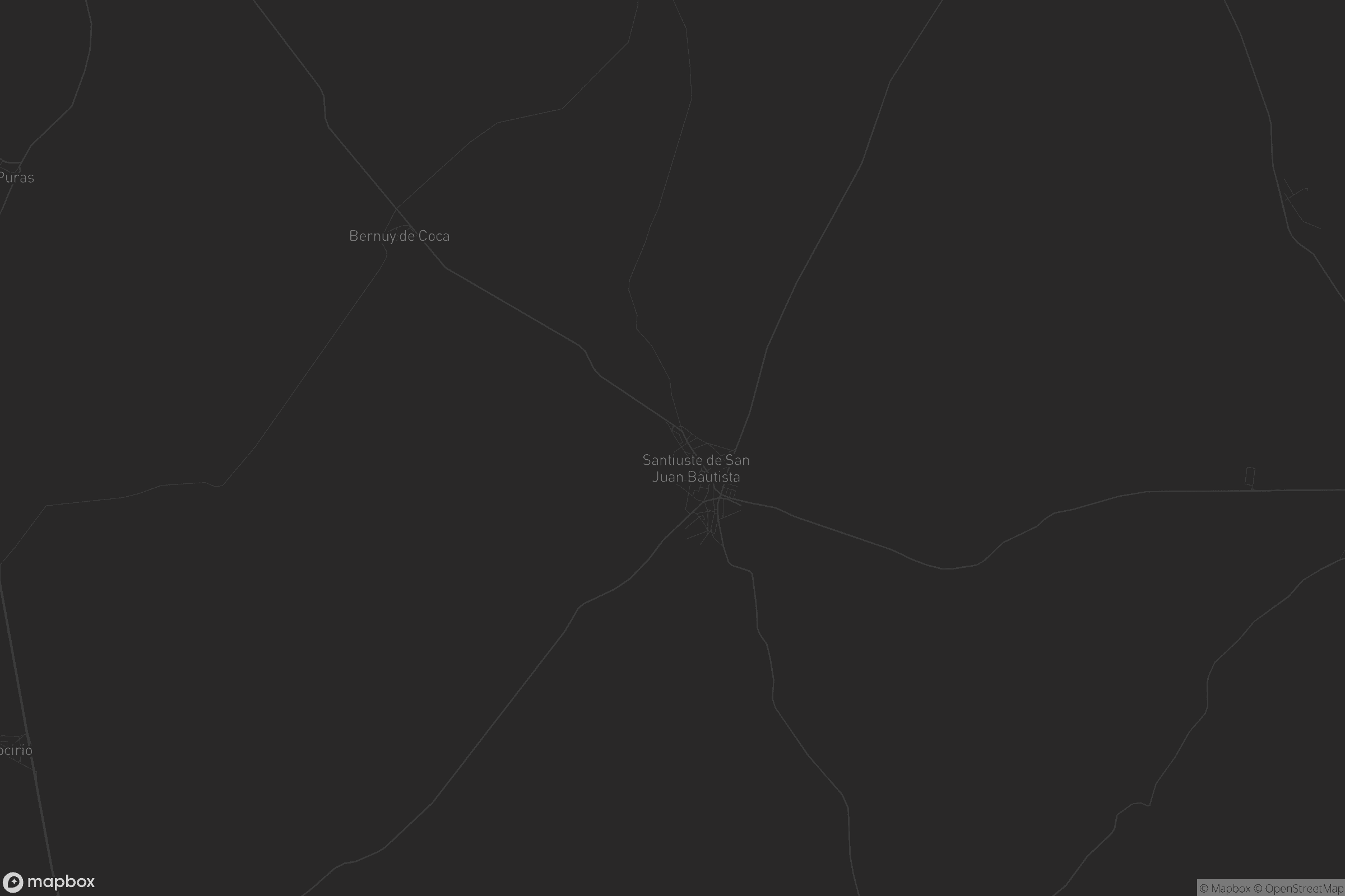 Mapa de Santiuste de San Juan Bautista