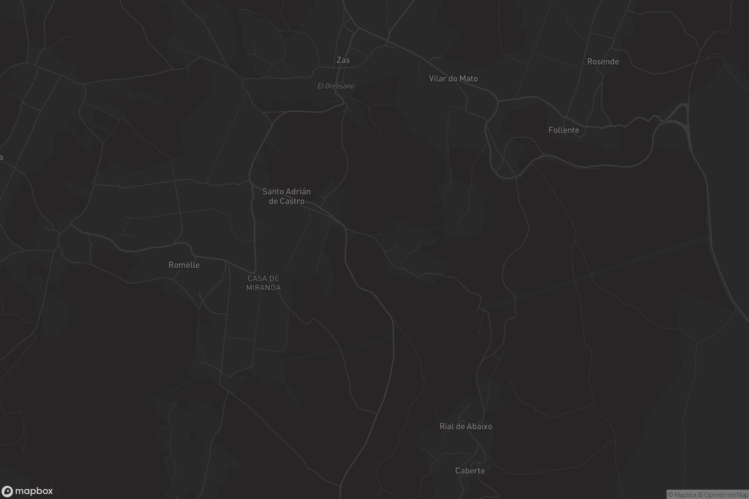 Mapa de Santo Adrián do Castro