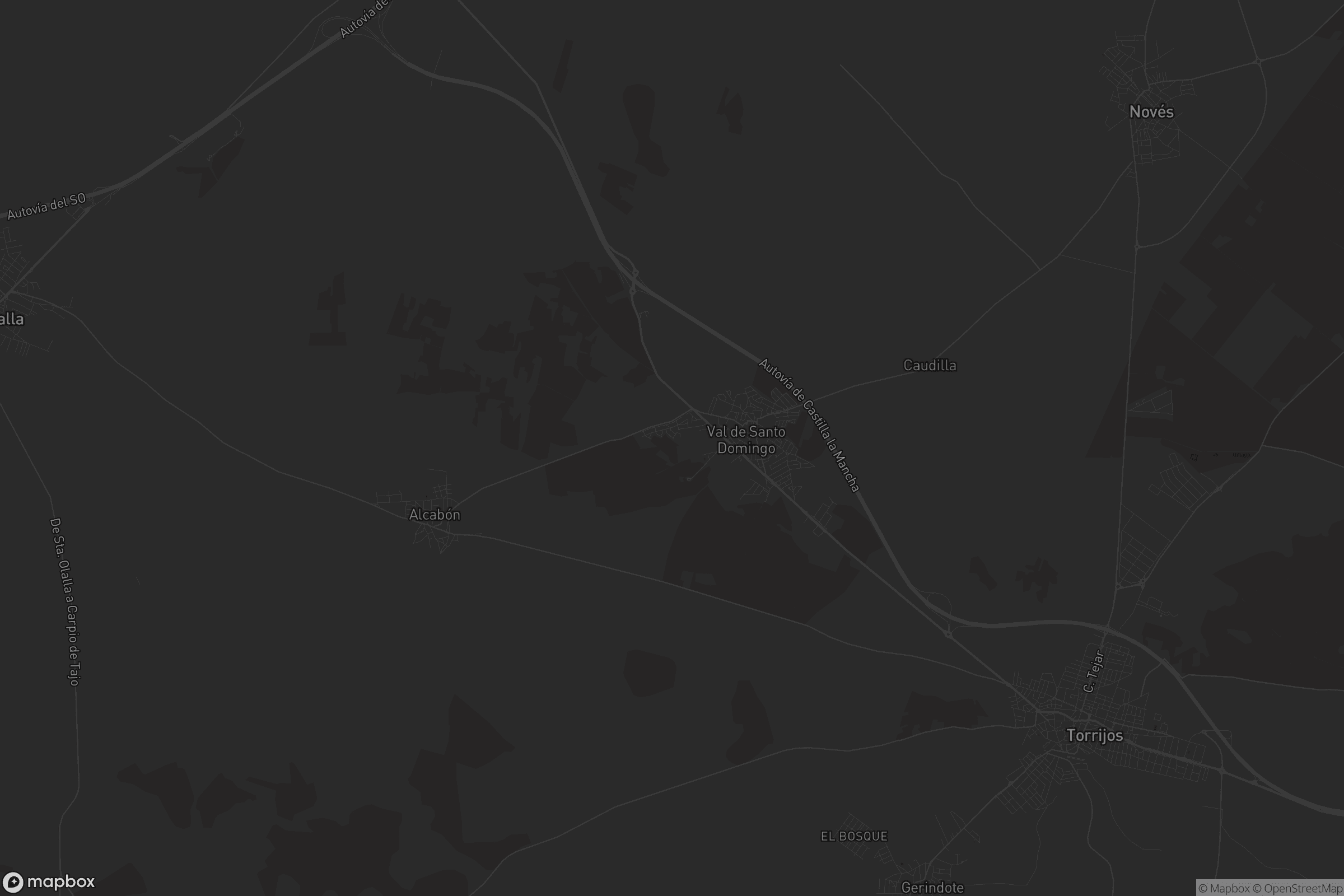 Mapa de Santo Domingo-Caudilla