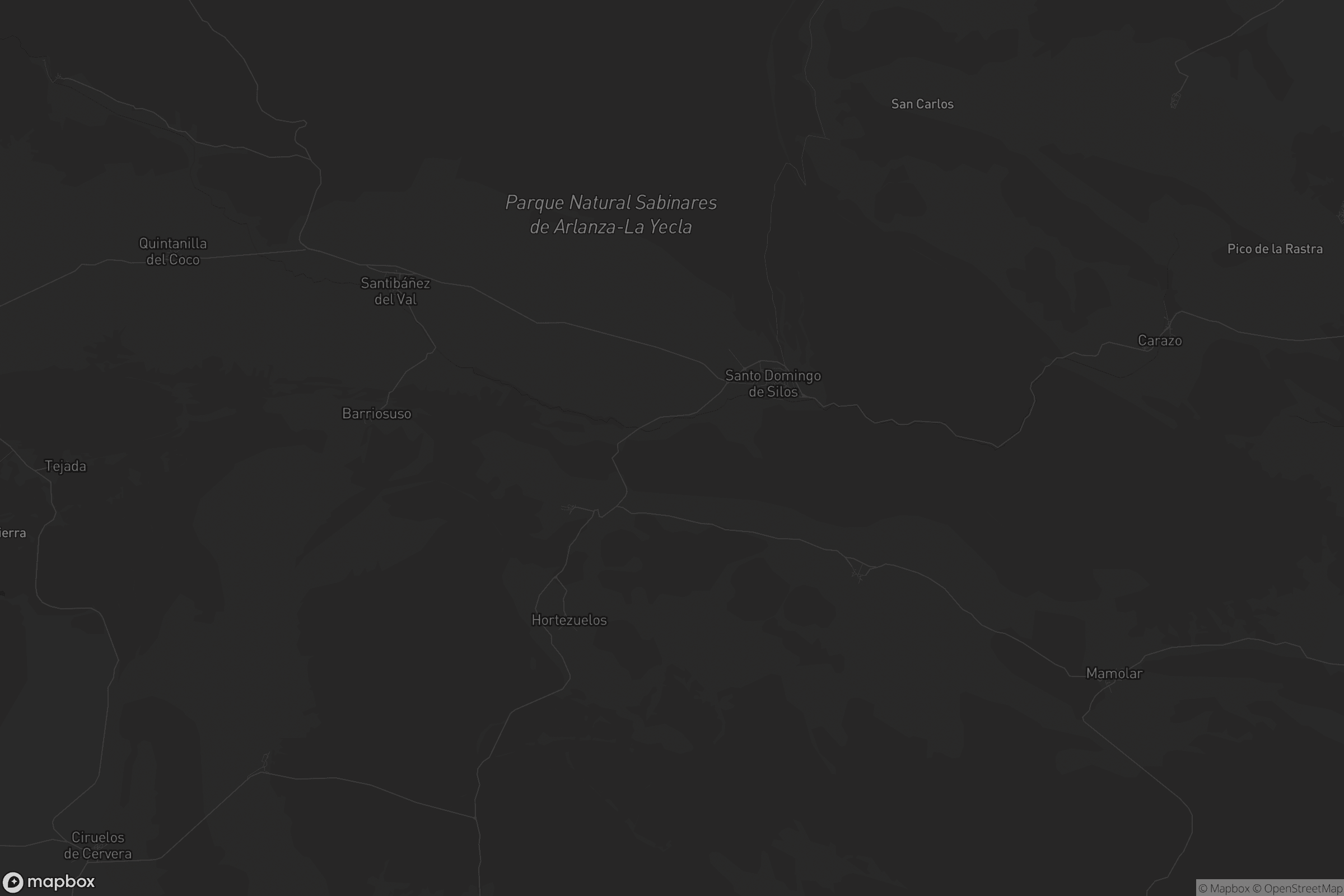 Mapa de Santo Domingo de Silos