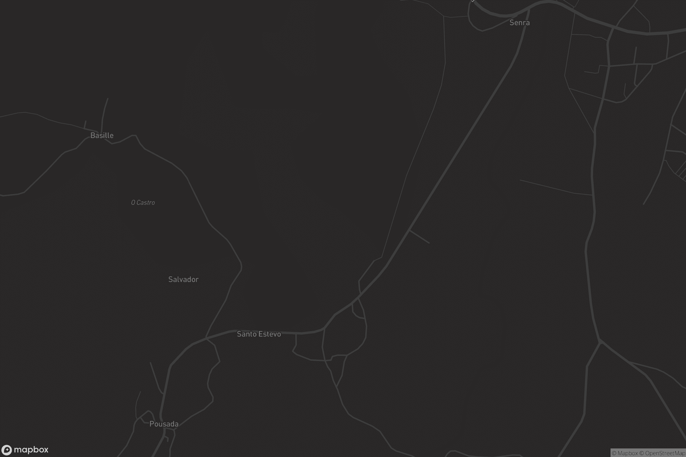 Mapa de Santo Estevo