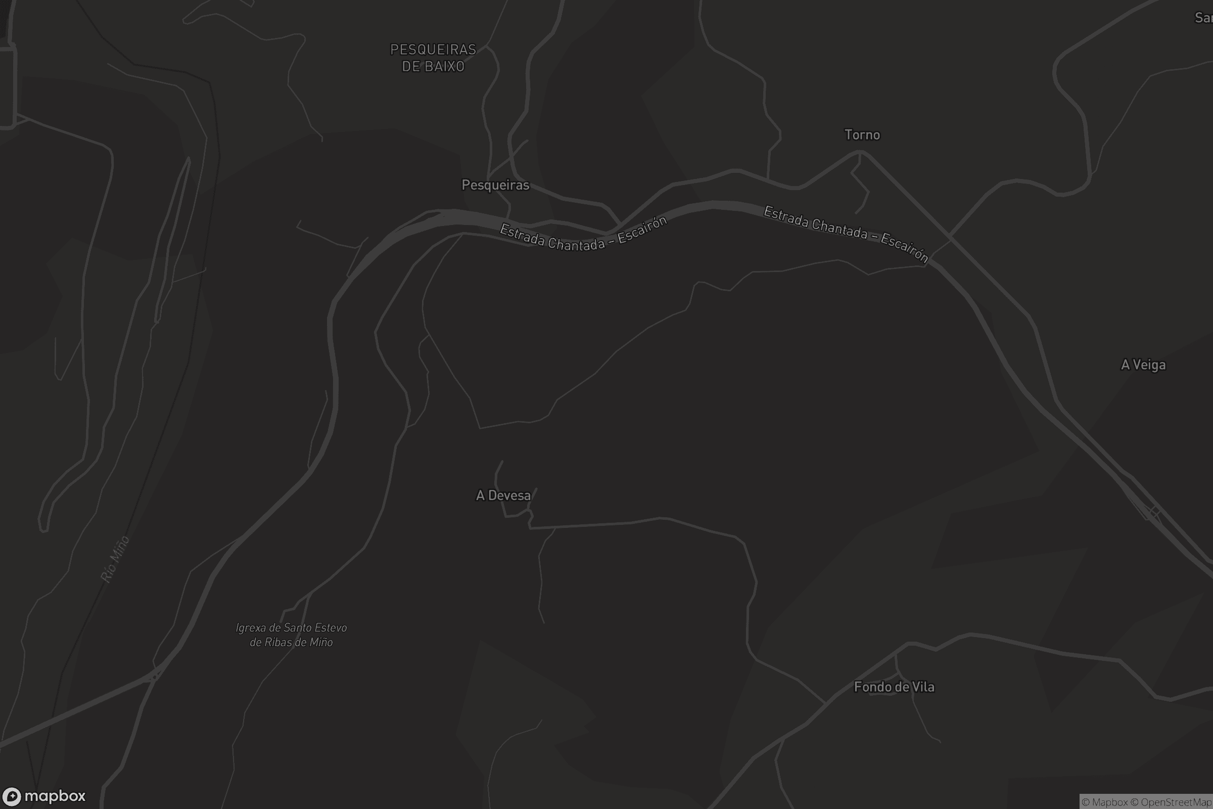 Mapa de Santo Estevo de Ribas de Miño