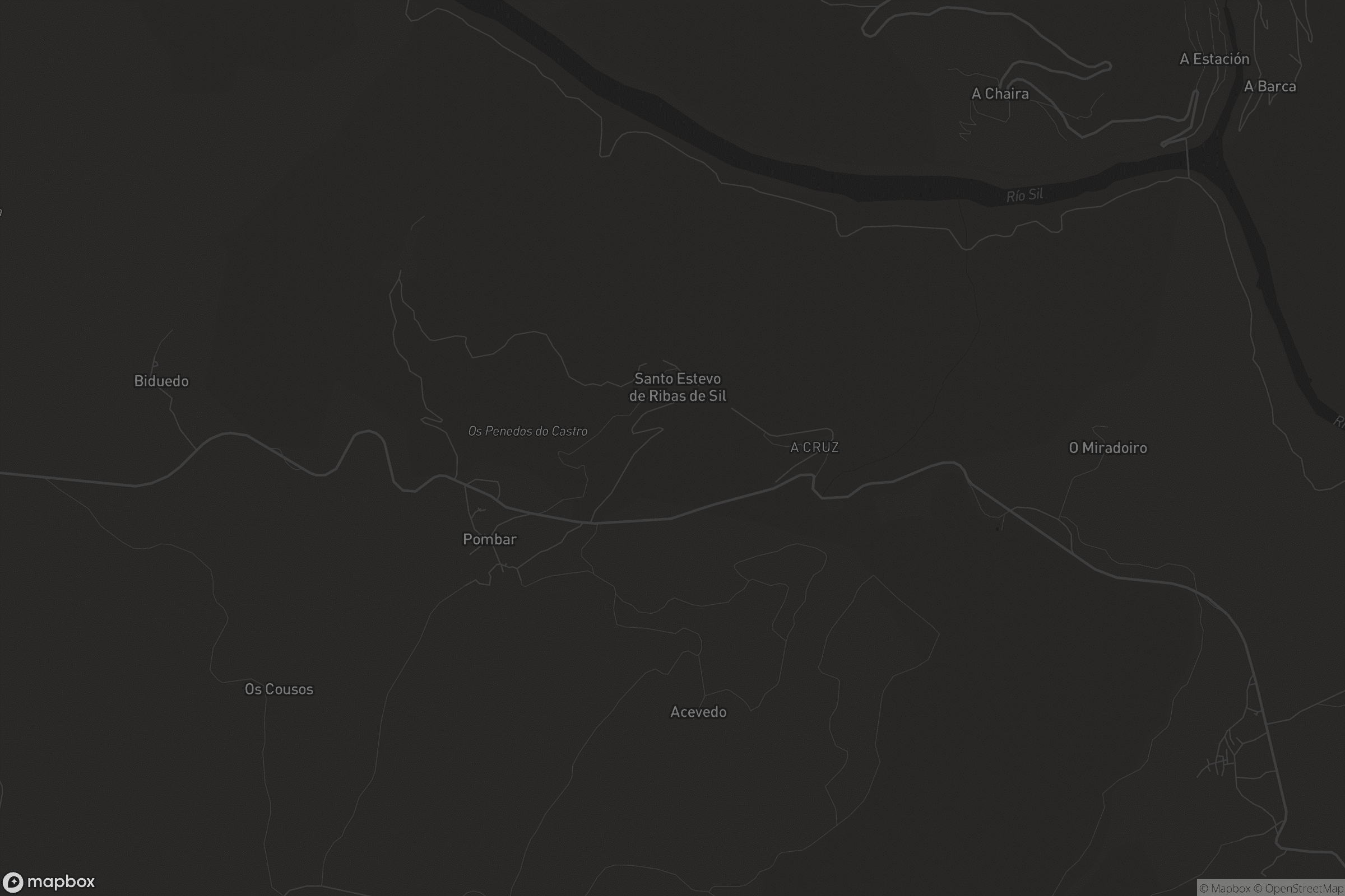 Mapa de Santo Estevo de Ribas de Sil