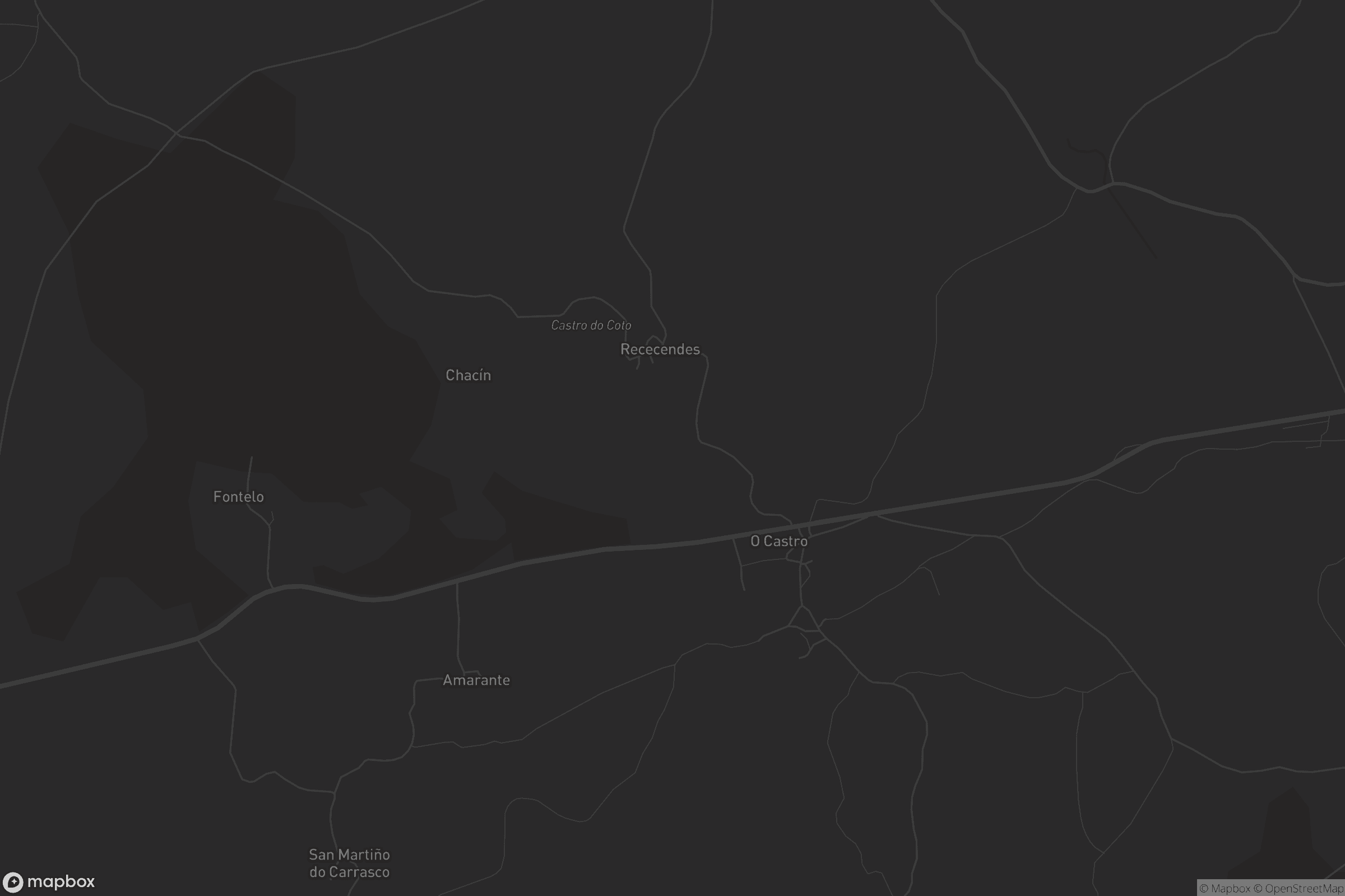 Mapa de Santo Estevo do Castro de Amarante