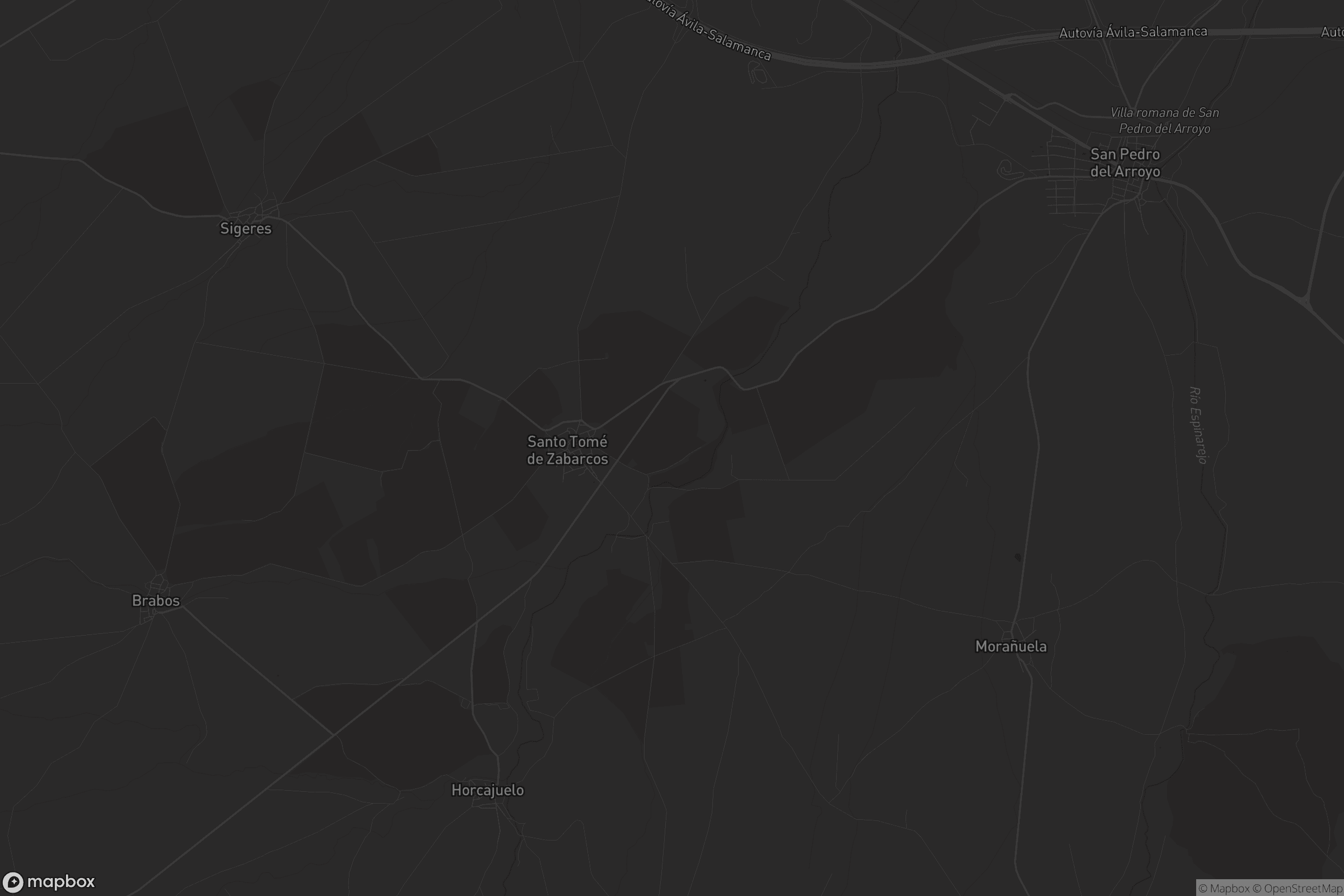 Mapa de Santo Tomé de Zabarcos