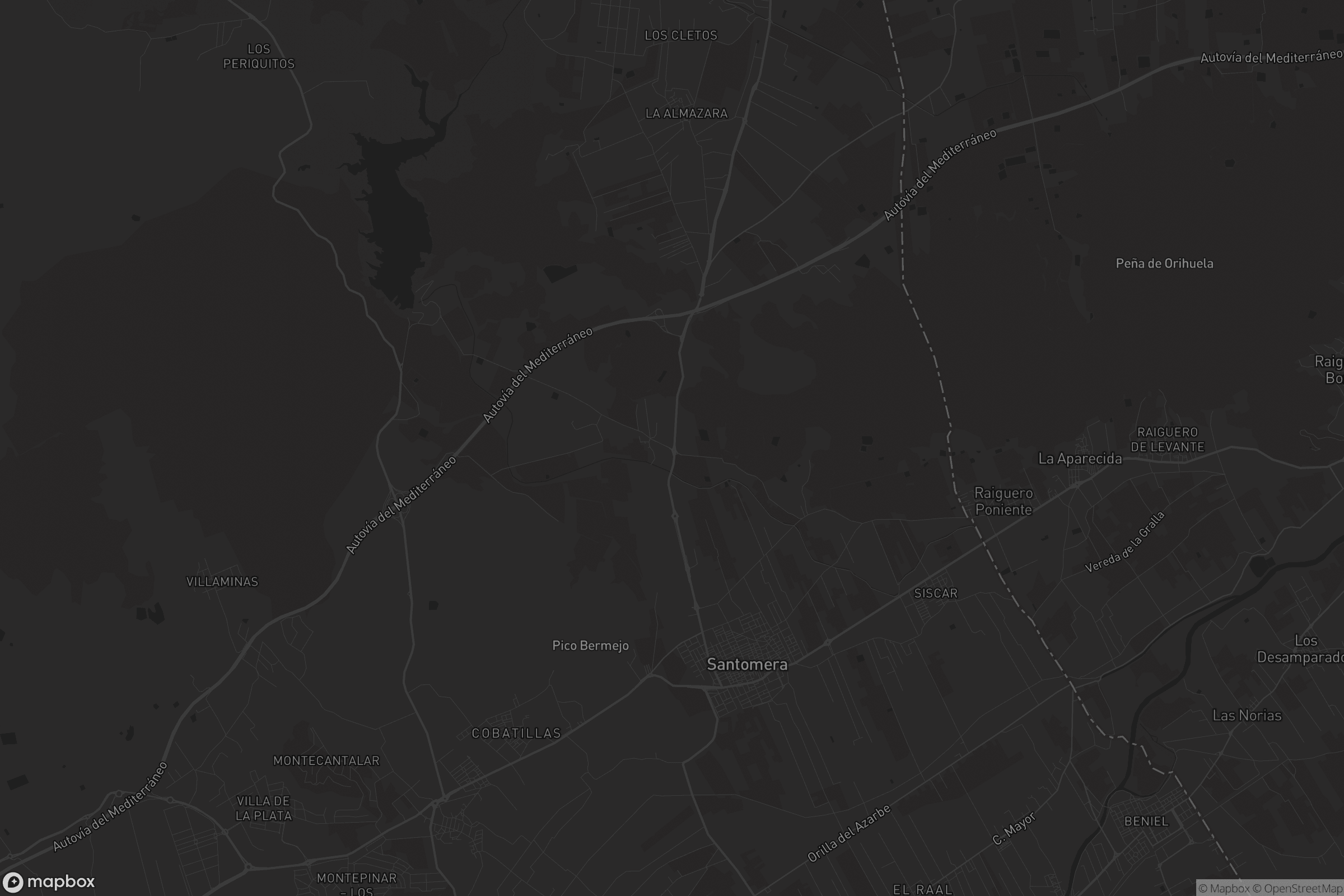 Mapa de Santomera