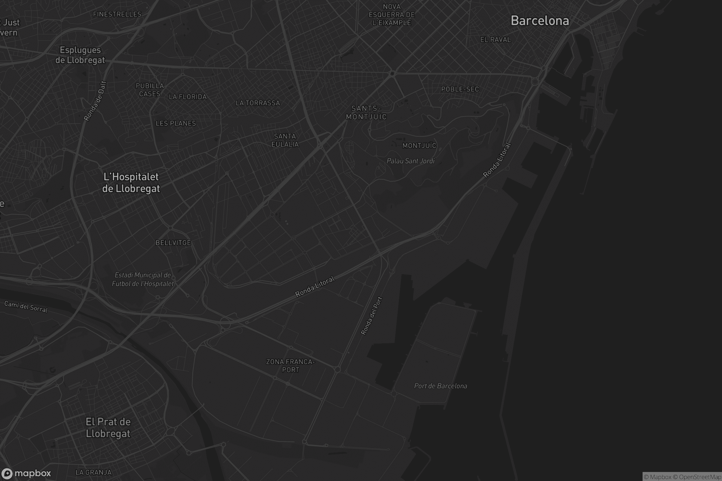 Mapa de Sants-Montjuïc
