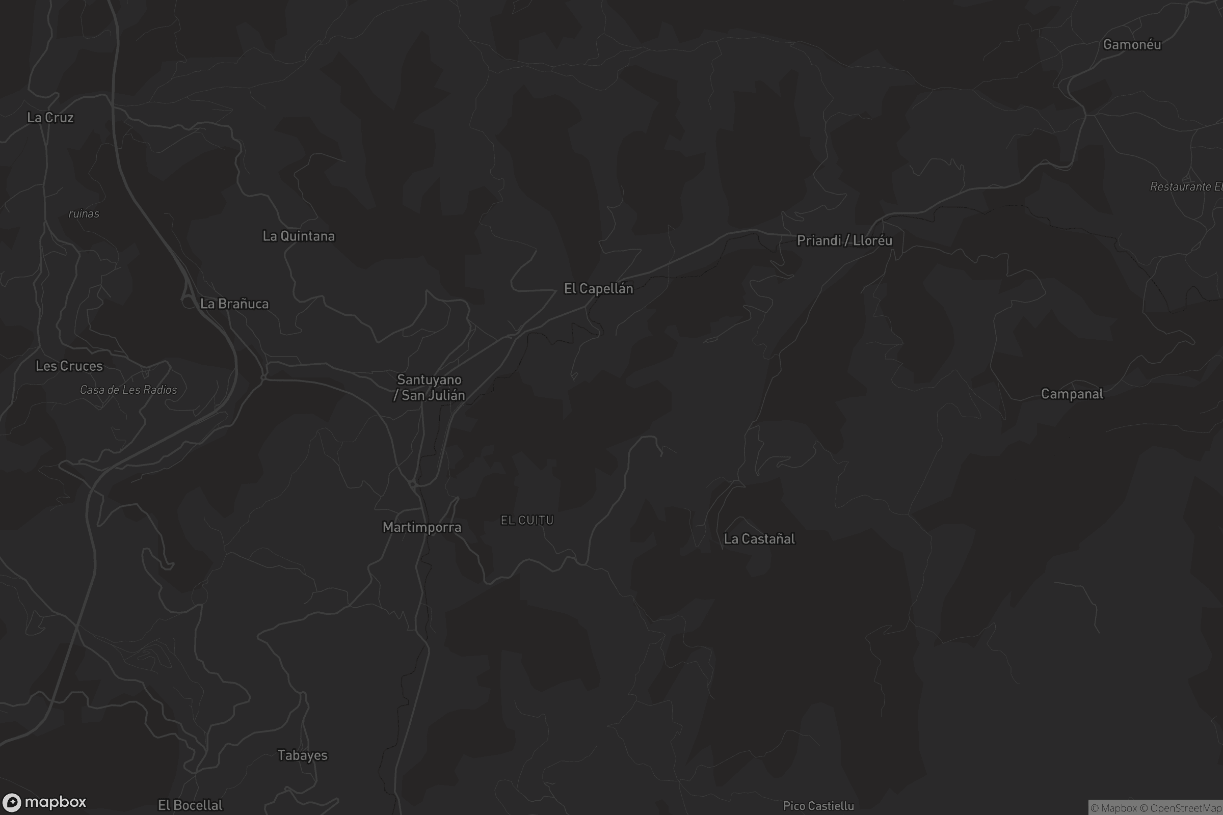 Mapa de Santuyano / San Julián