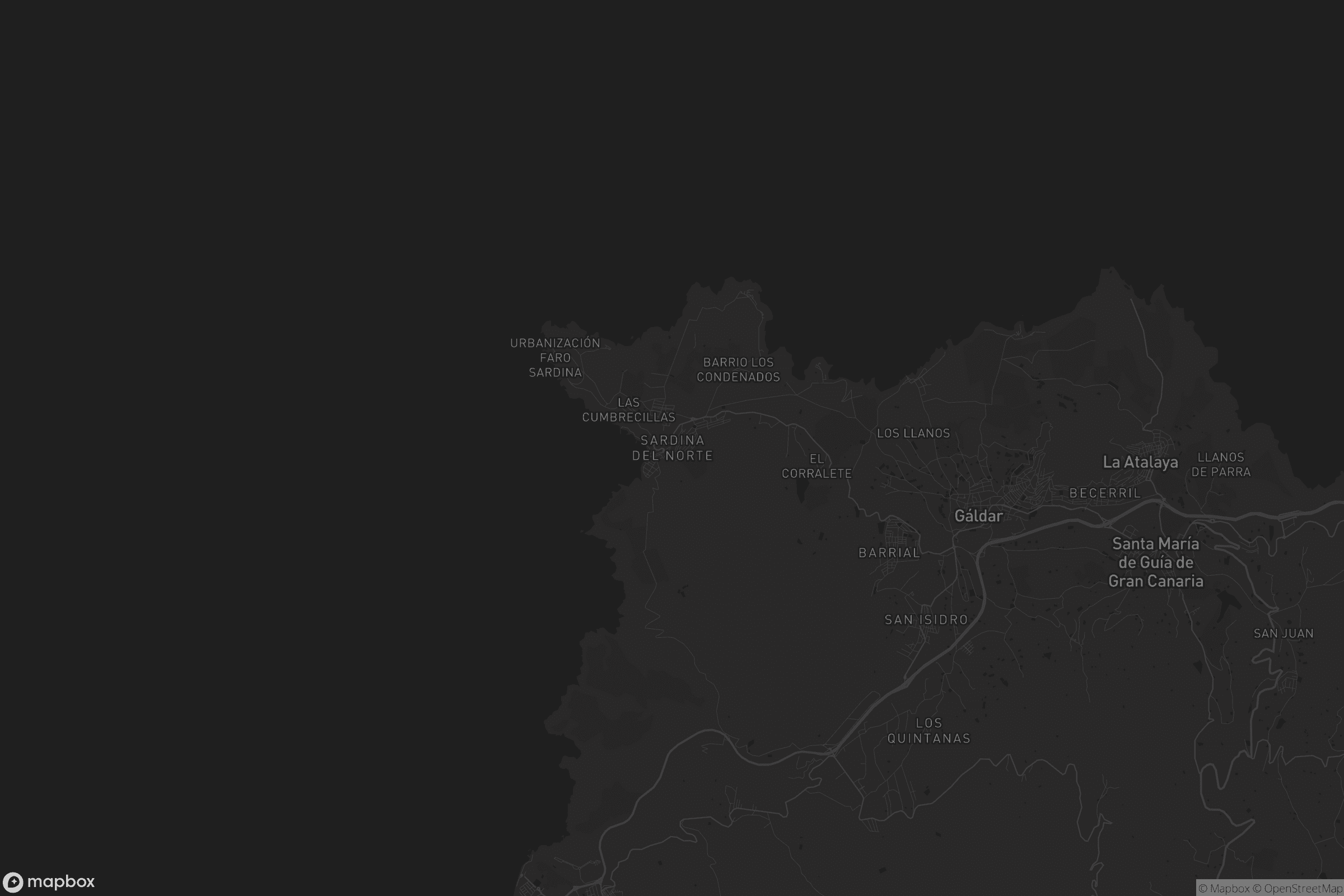 Mapa de Sardina del Norte