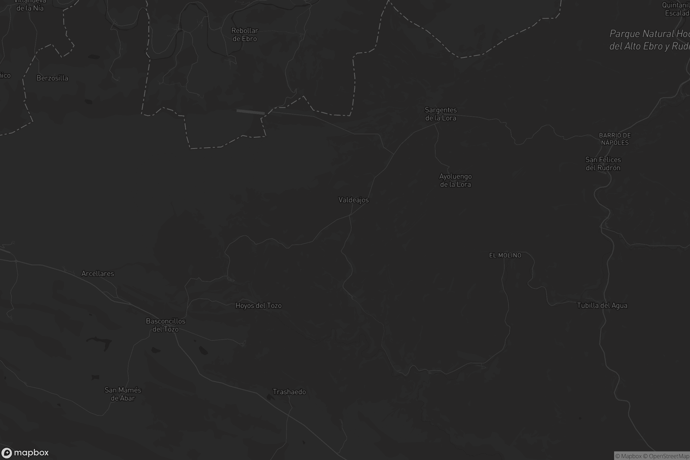 Mapa de Sargentes de la Lora