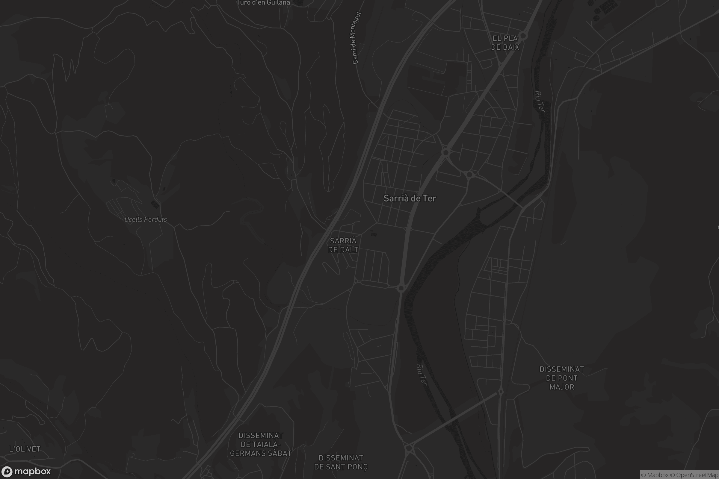 Mapa de Sarrià de Ter