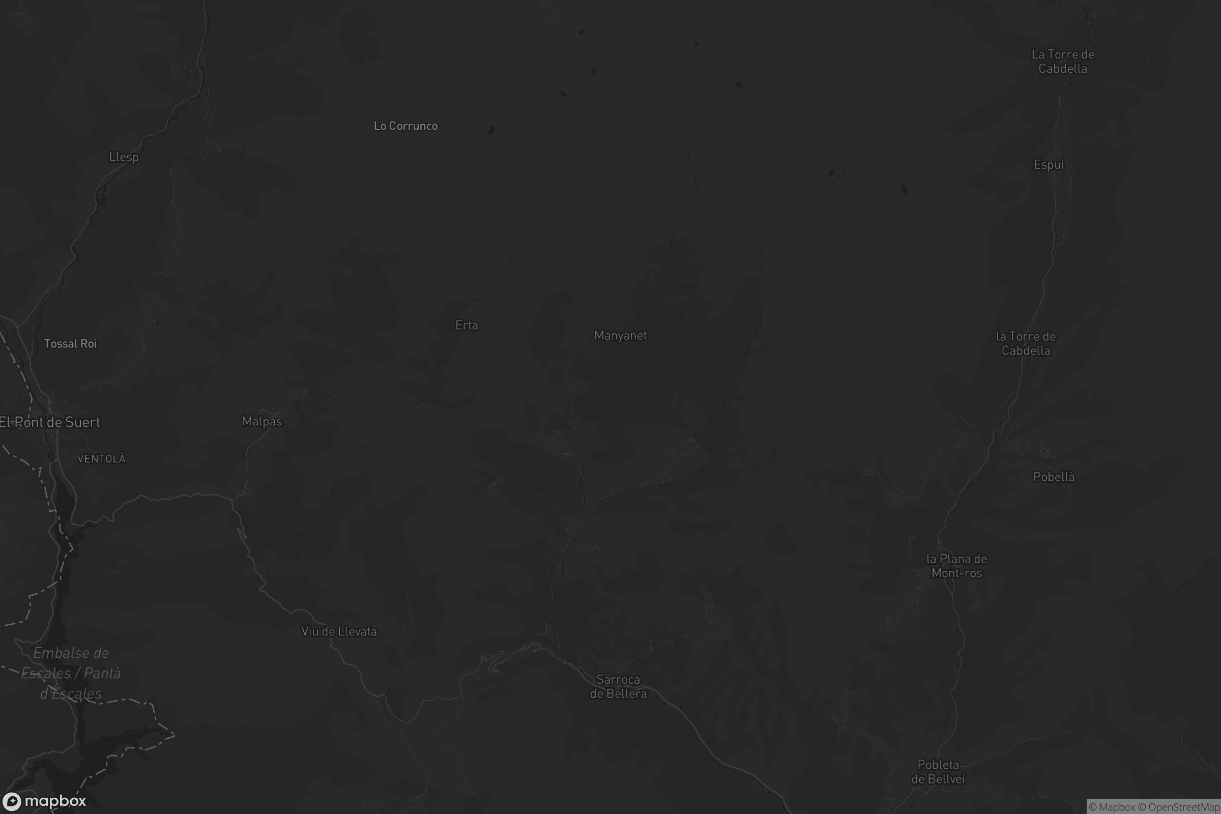 Mapa de Sarroca de Bellera