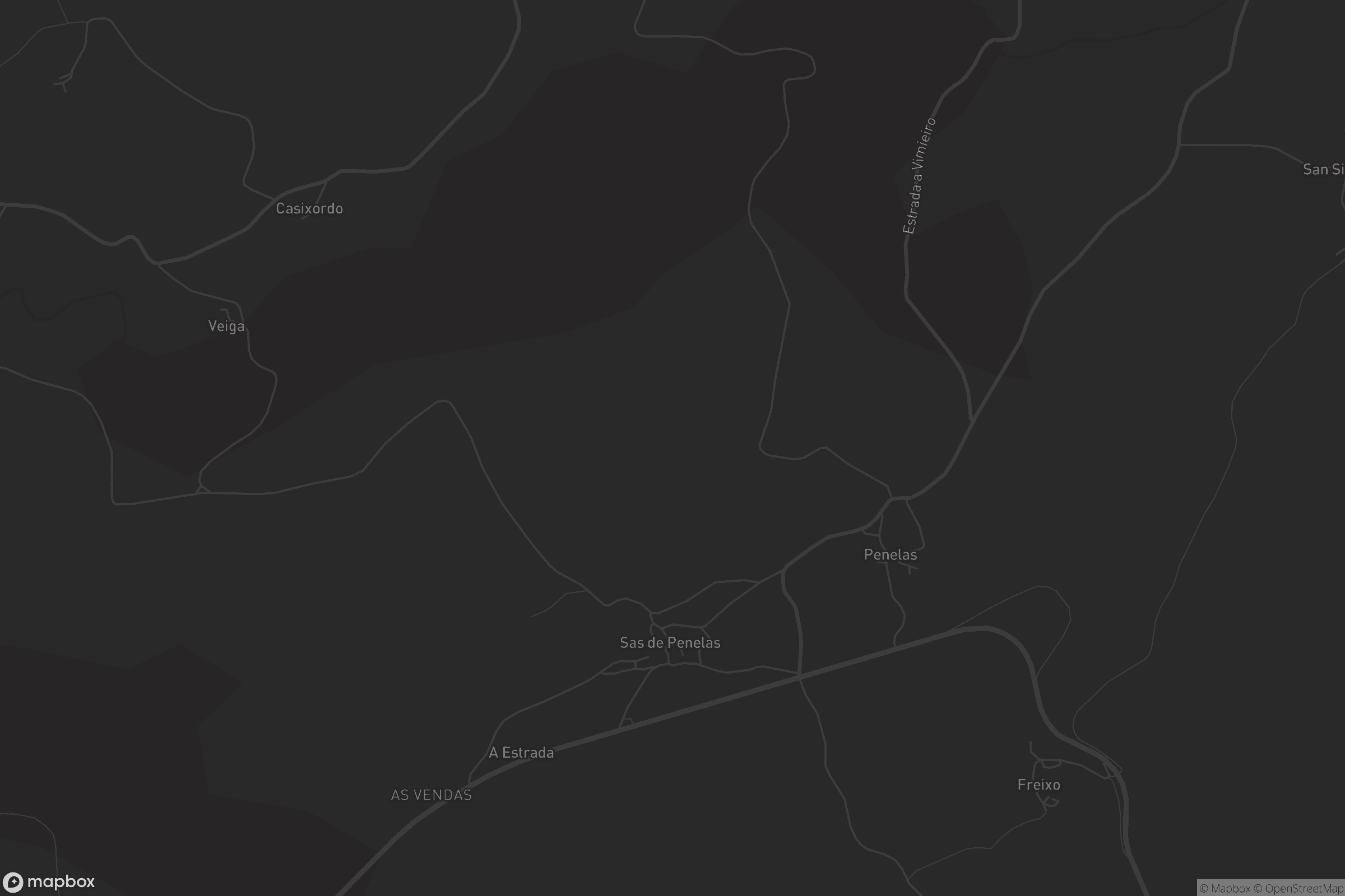 Mapa de Sas de Penelas