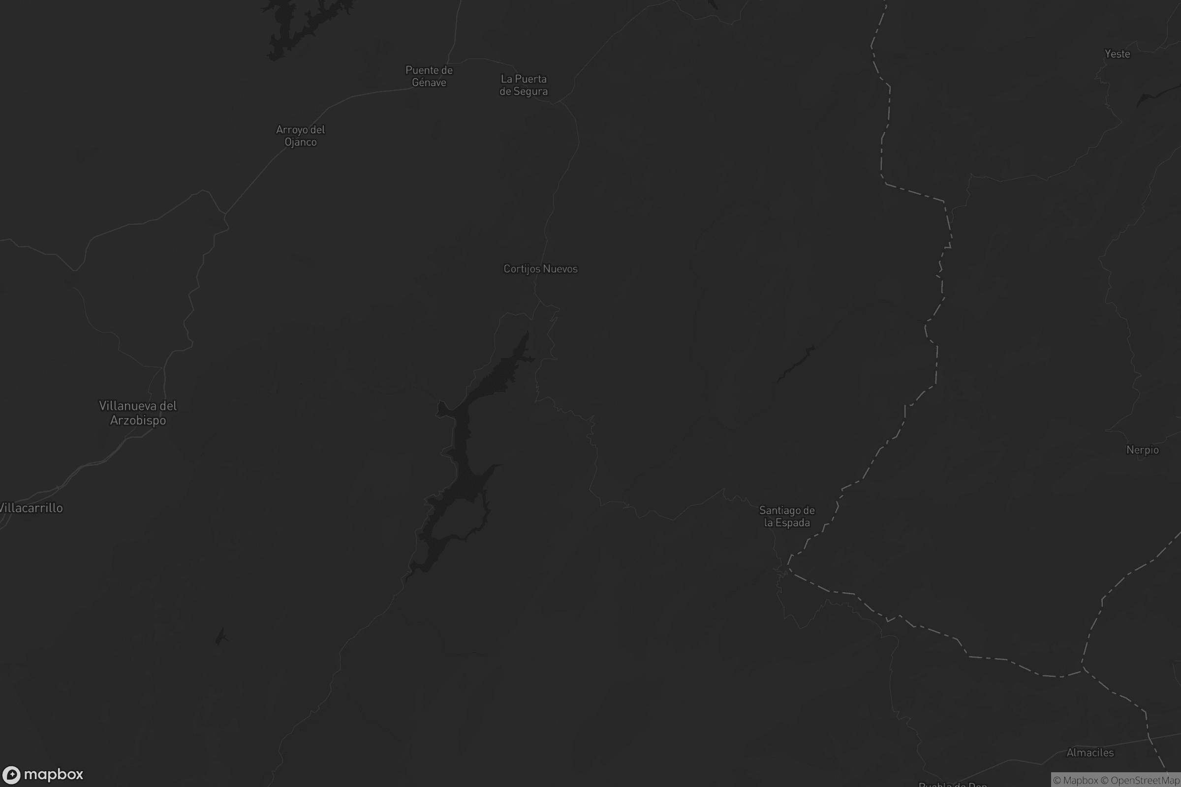 Mapa de Segura de la Sierra